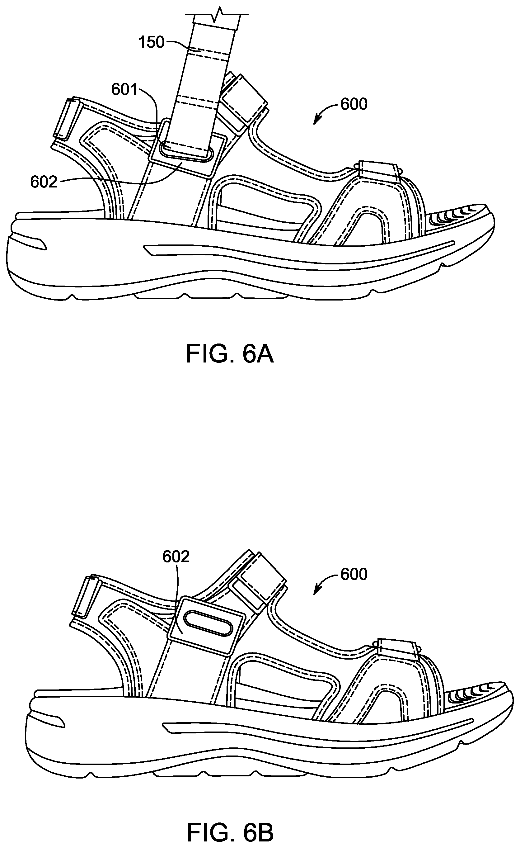 Patent US12616865 Figure 9 – Variable resistance walking device with dedicated foot anchor and ergonomic network interface handle