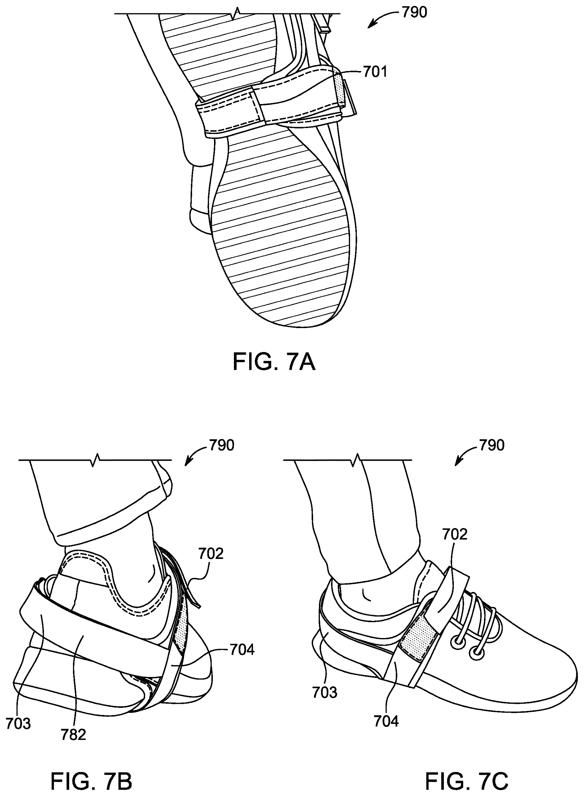 Patent US12616865 Figure 10 – Variable resistance walking device with dedicated foot anchor and ergonomic network interface handle