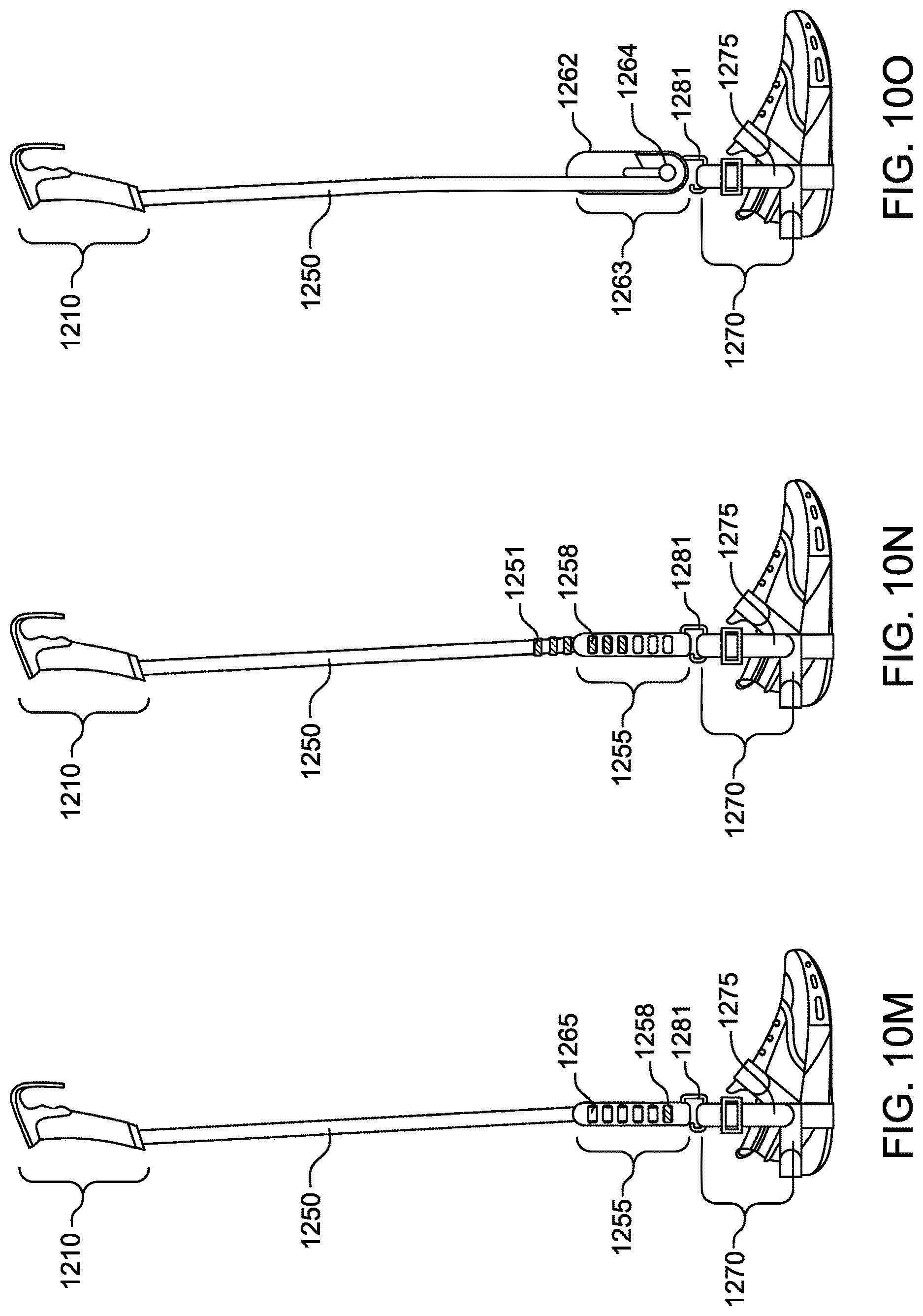 Patent US12616865 Figure 19 – Variable resistance walking device with dedicated foot anchor and ergonomic network interface handle