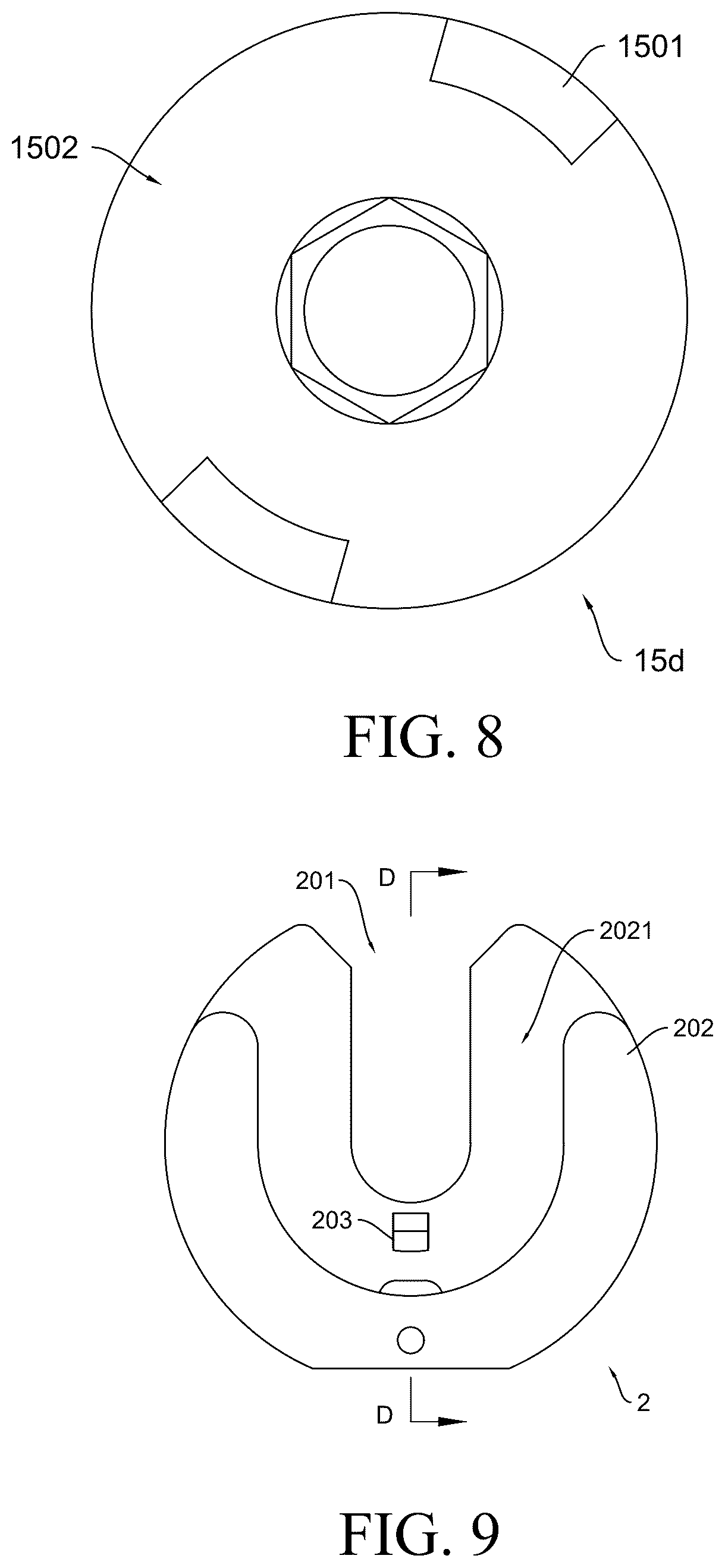Patent US12616867 Figure 5 – Dumbbell and dumbbell assembly