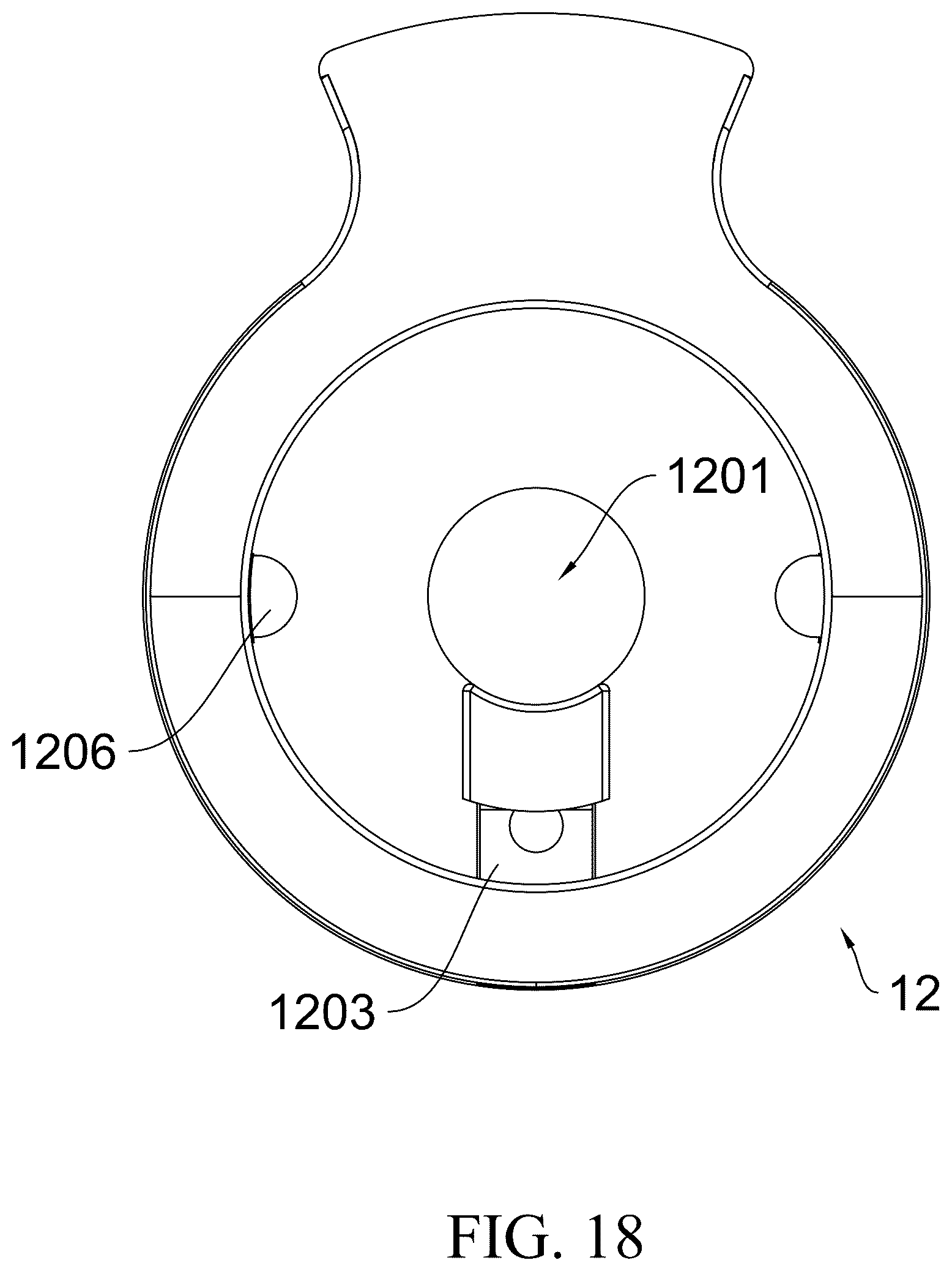 Patent US12616867 Figure 12 – Dumbbell and dumbbell assembly