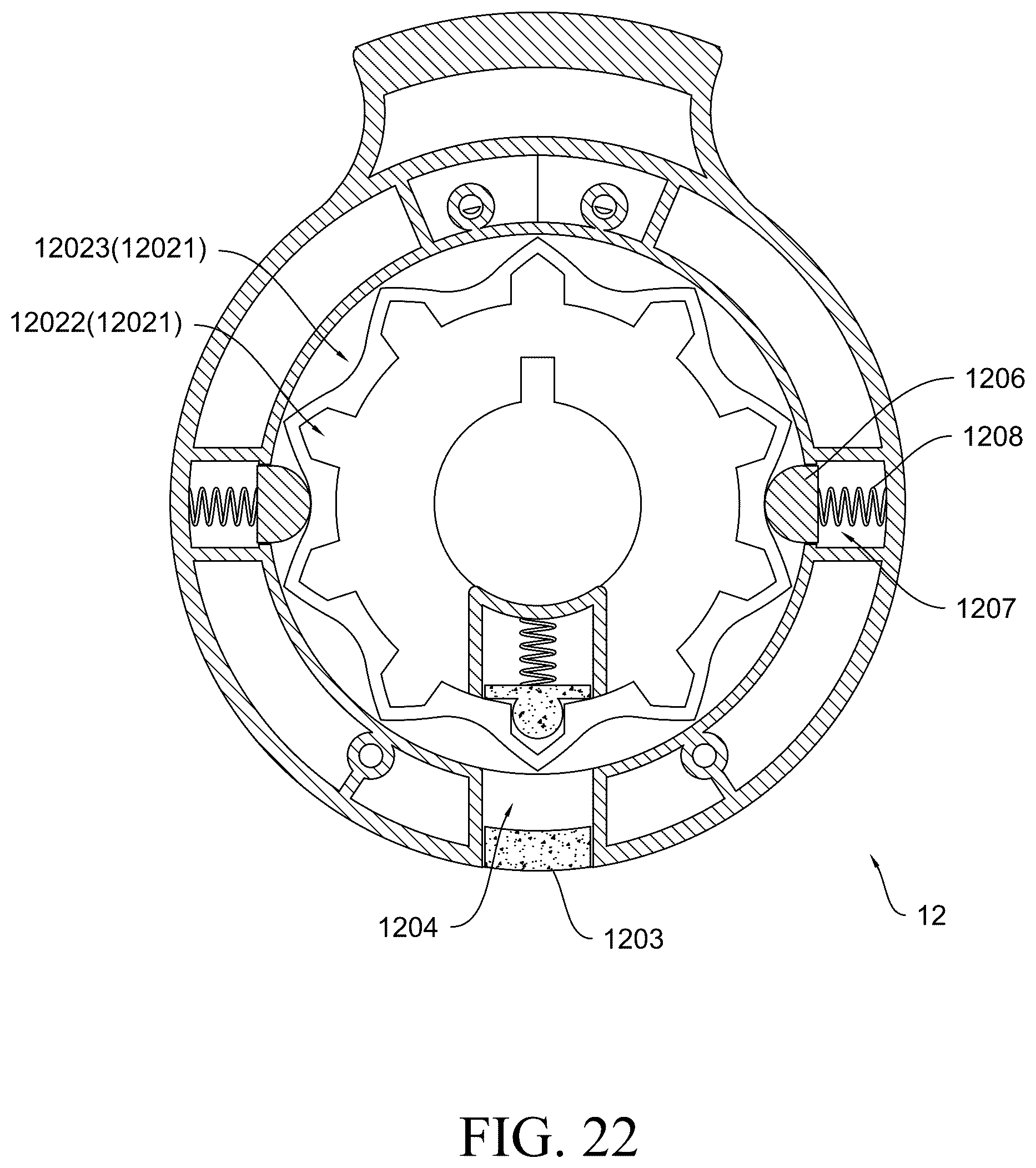 Patent US12616867 Figure 15 – Dumbbell and dumbbell assembly