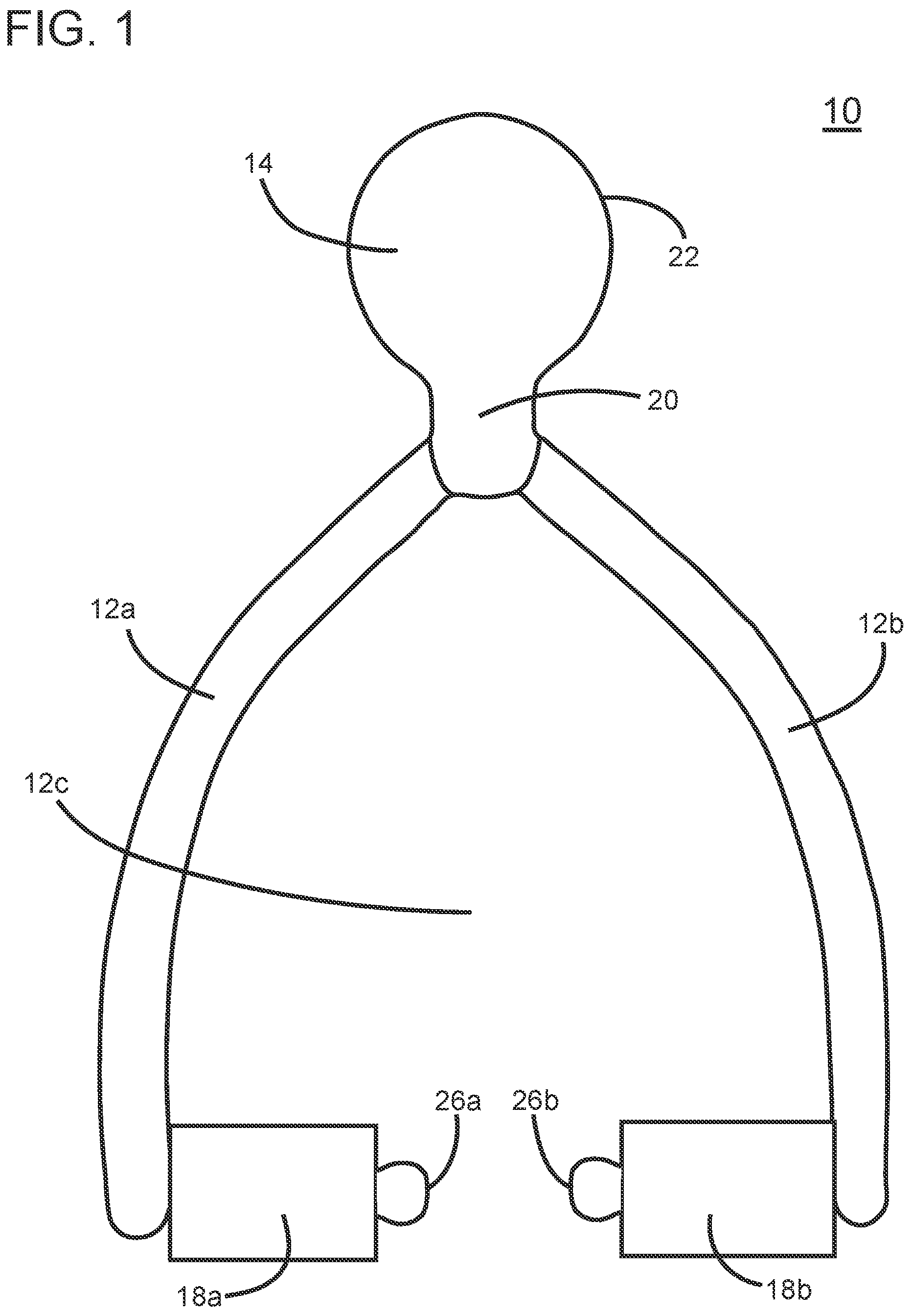 Patent US12616873 Figure 1 – Mandibular advancement device