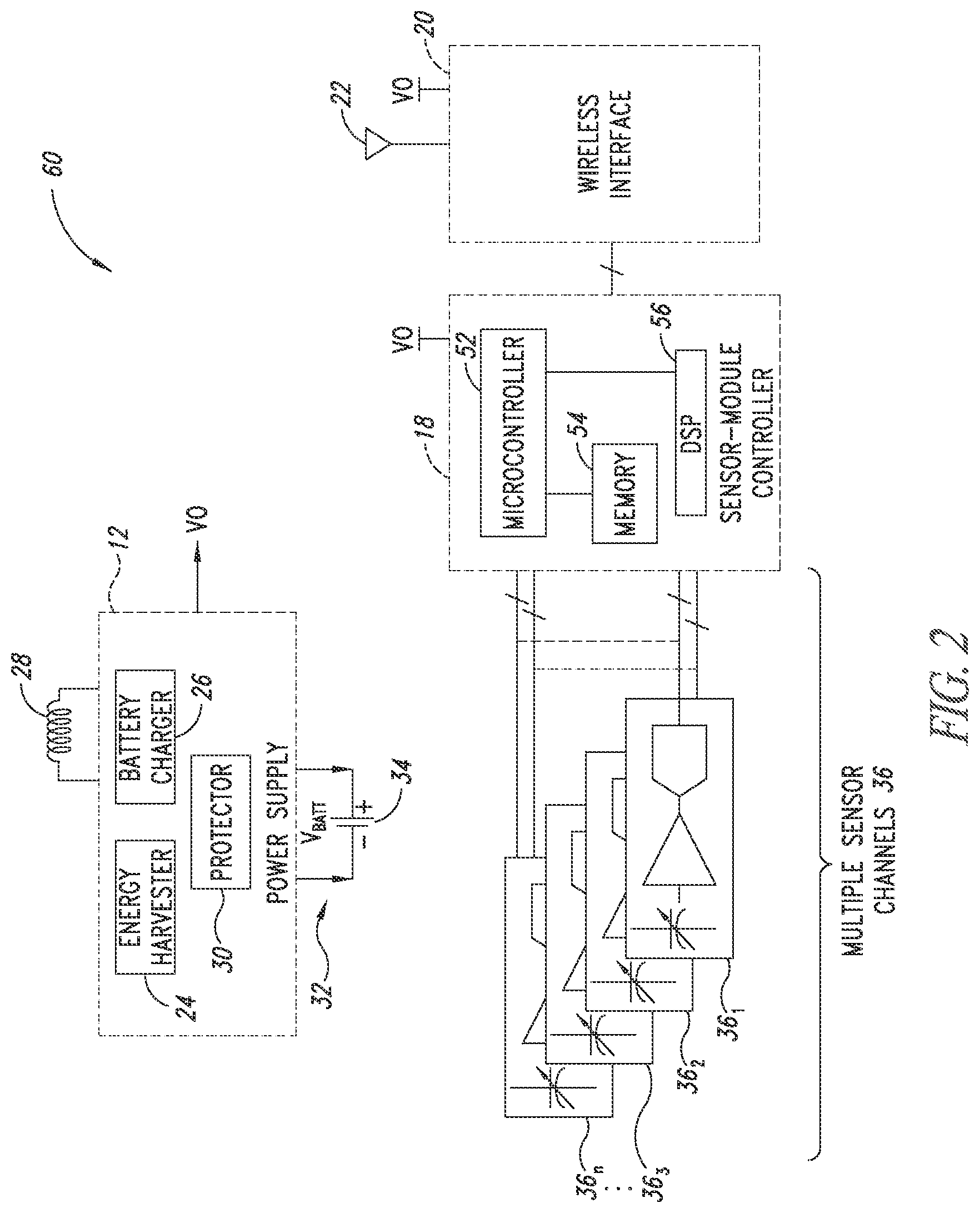 Patent US12616874 Figure 2 – Devices, systems and methods for using and monitoring sports equipment and sports activities