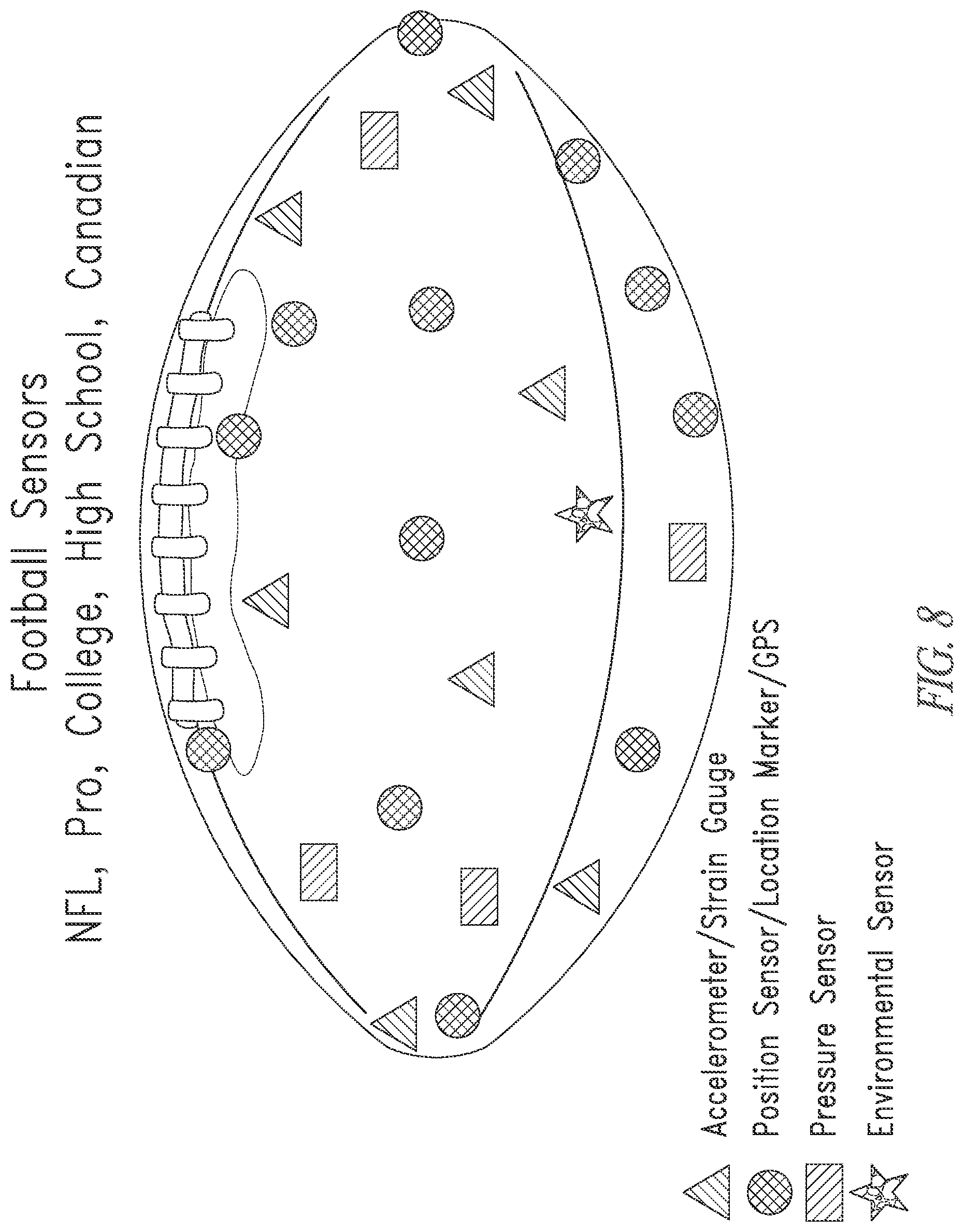Patent US12616874 Figure 8 – Devices, systems and methods for using and monitoring sports equipment and sports activities