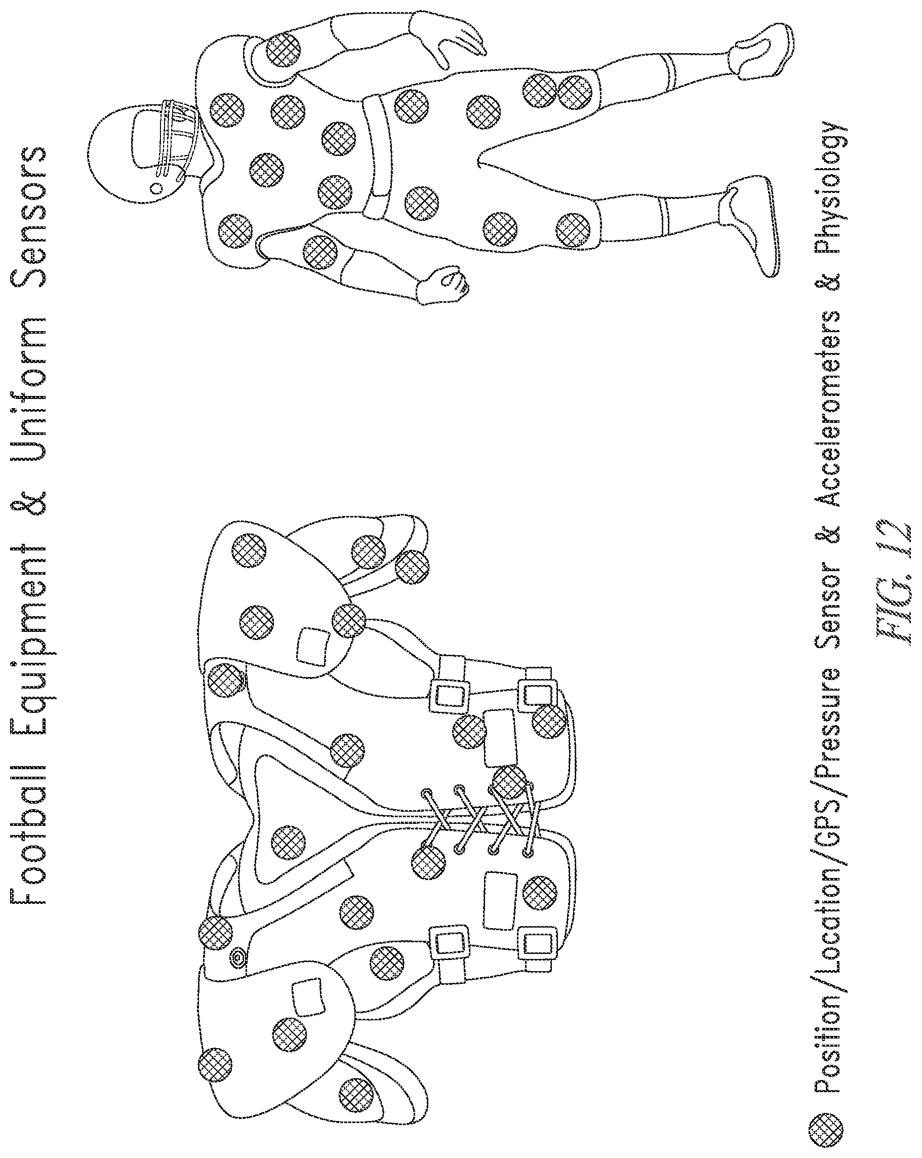 Patent US12616874 Figure 12 – Devices, systems and methods for using and monitoring sports equipment and sports activities
