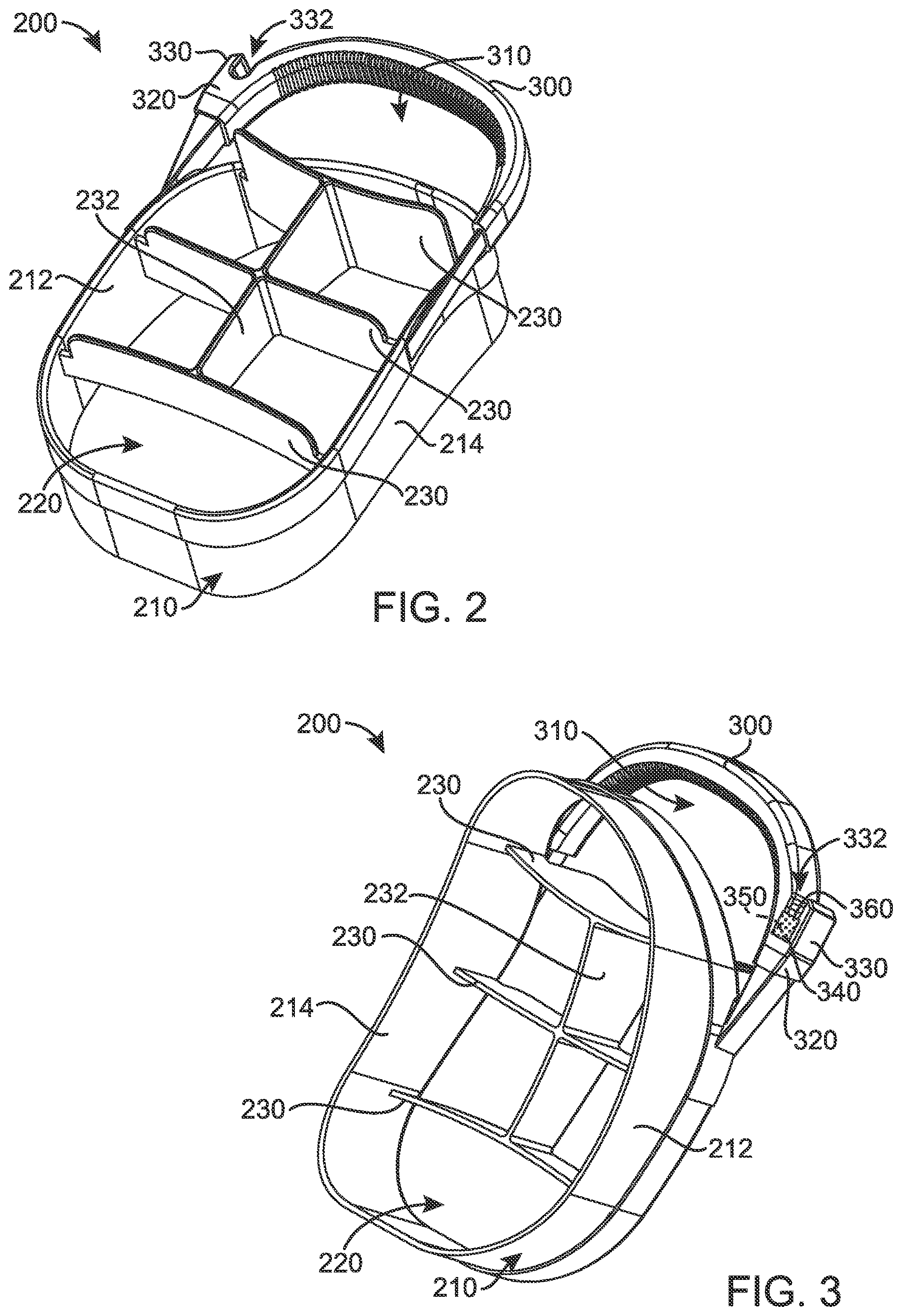 Patent US12616883 Figure 2 – Golf bags, golf bag tops and methods to manufacture golf bags and golf bag tops