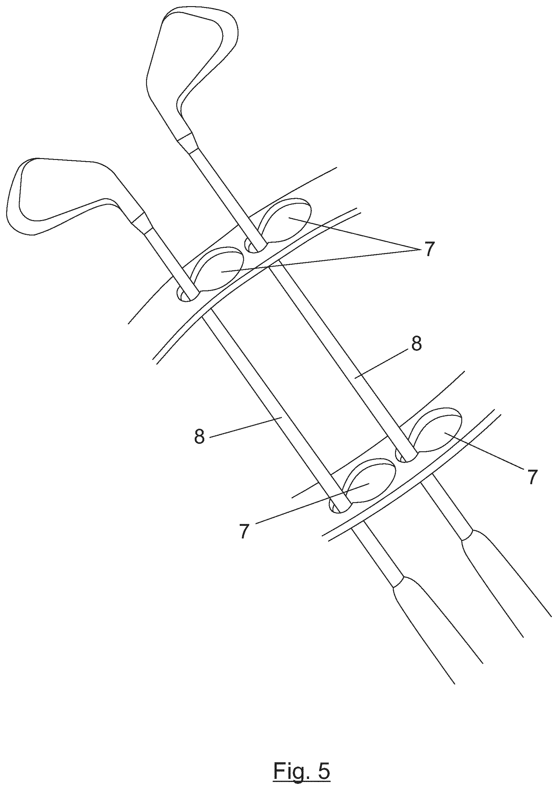 Patent US12616884 Figure 4 – Golf backpack