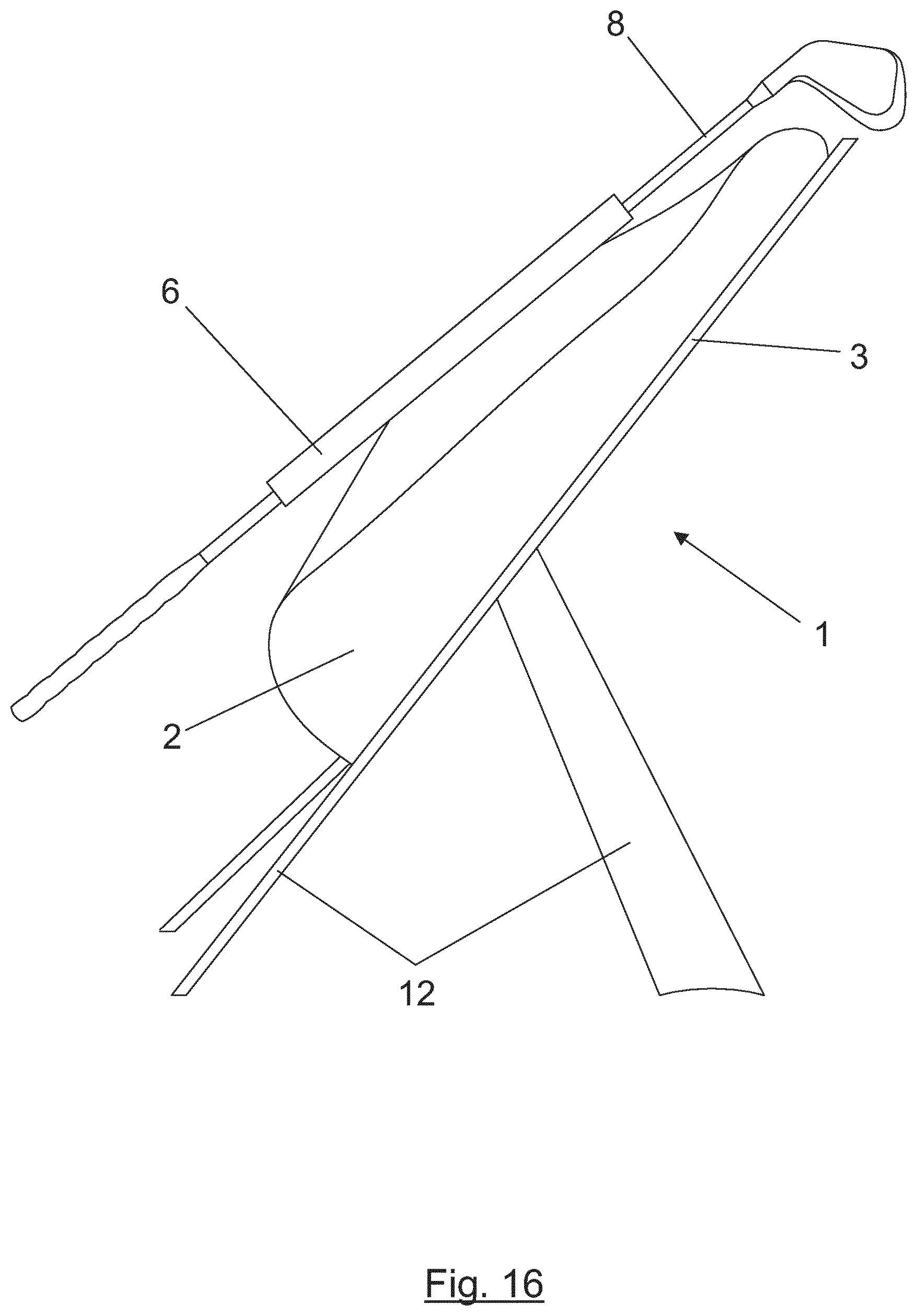 Patent US12616884 Figure 14 – Golf backpack