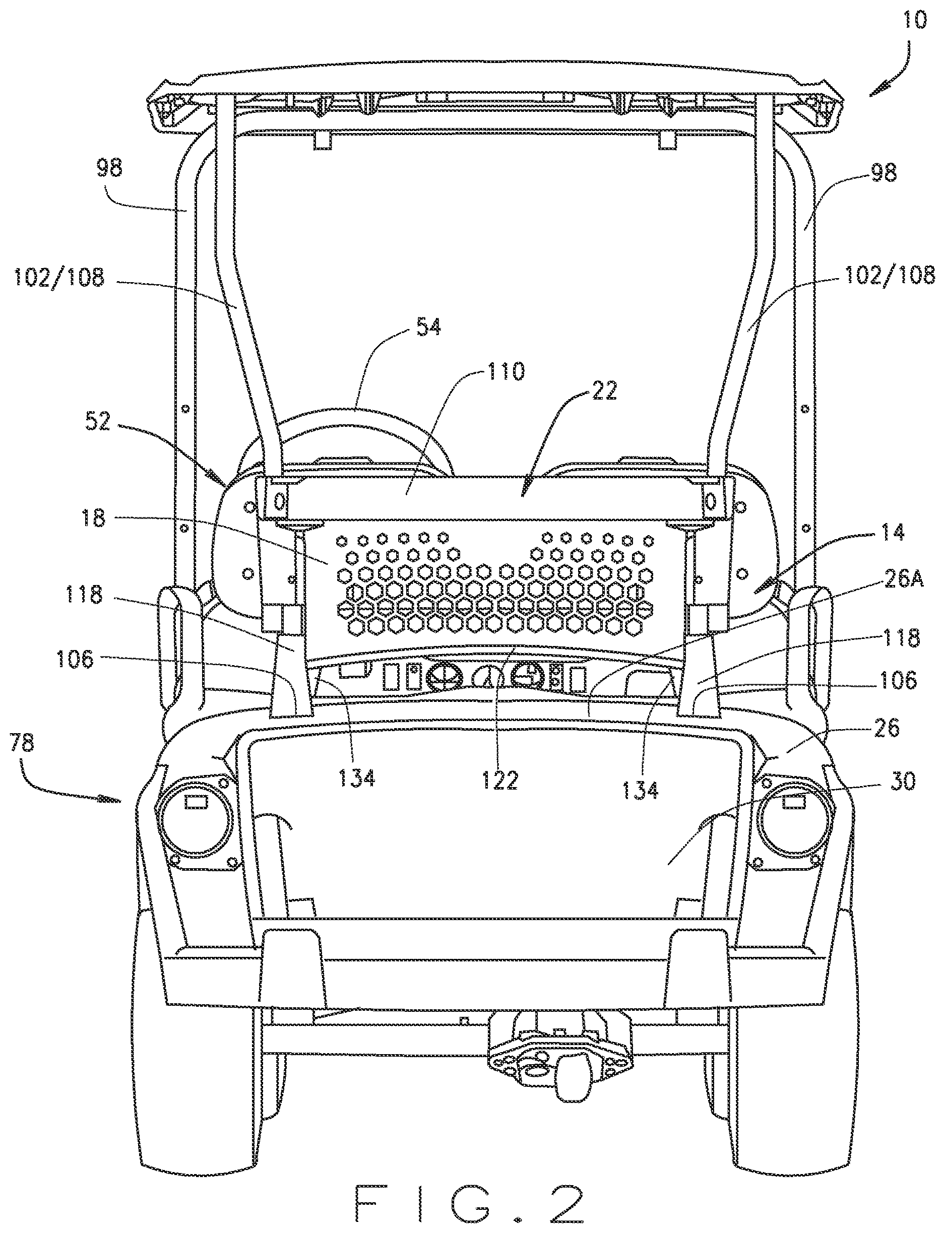 Patent US12616885 Figure 2 – Basket drainage system
