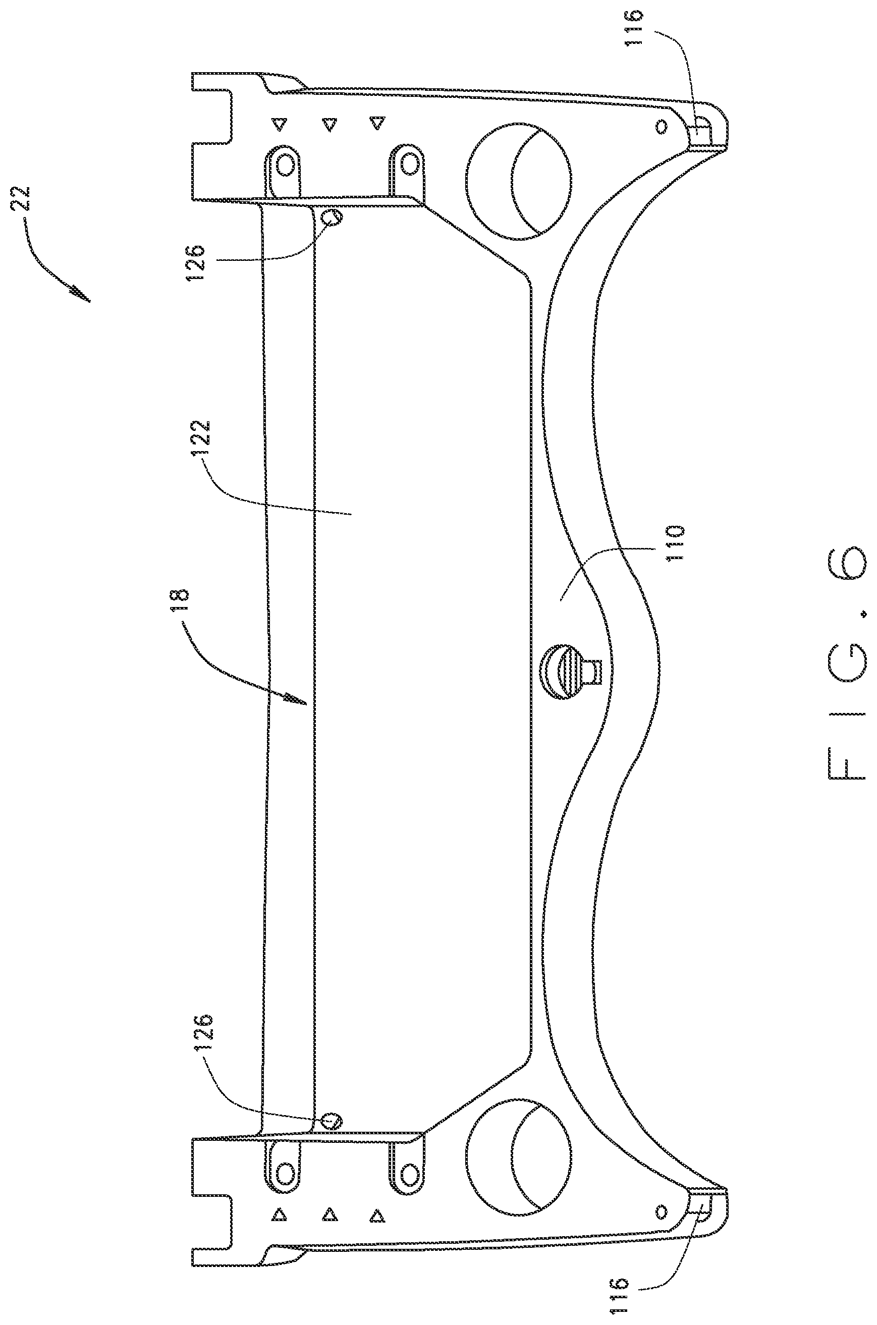 Patent US12616885 Figure 6 – Basket drainage system