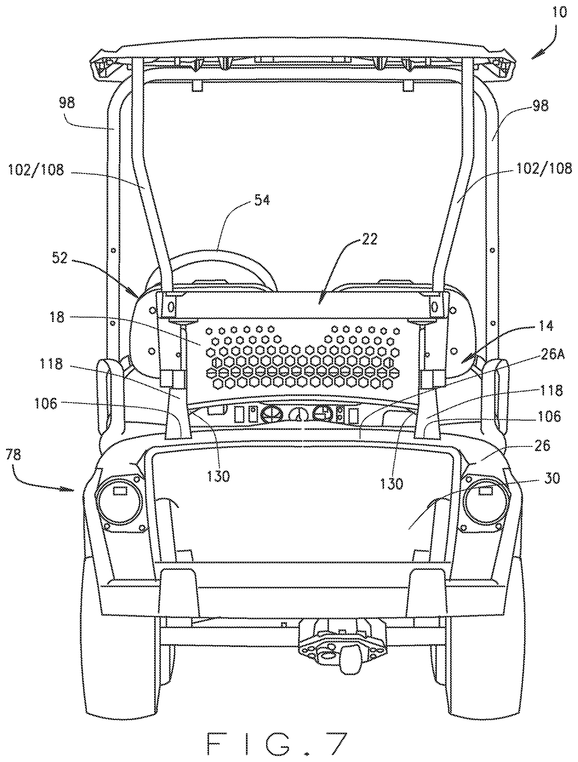Patent US12616885 Figure 7 – Basket drainage system