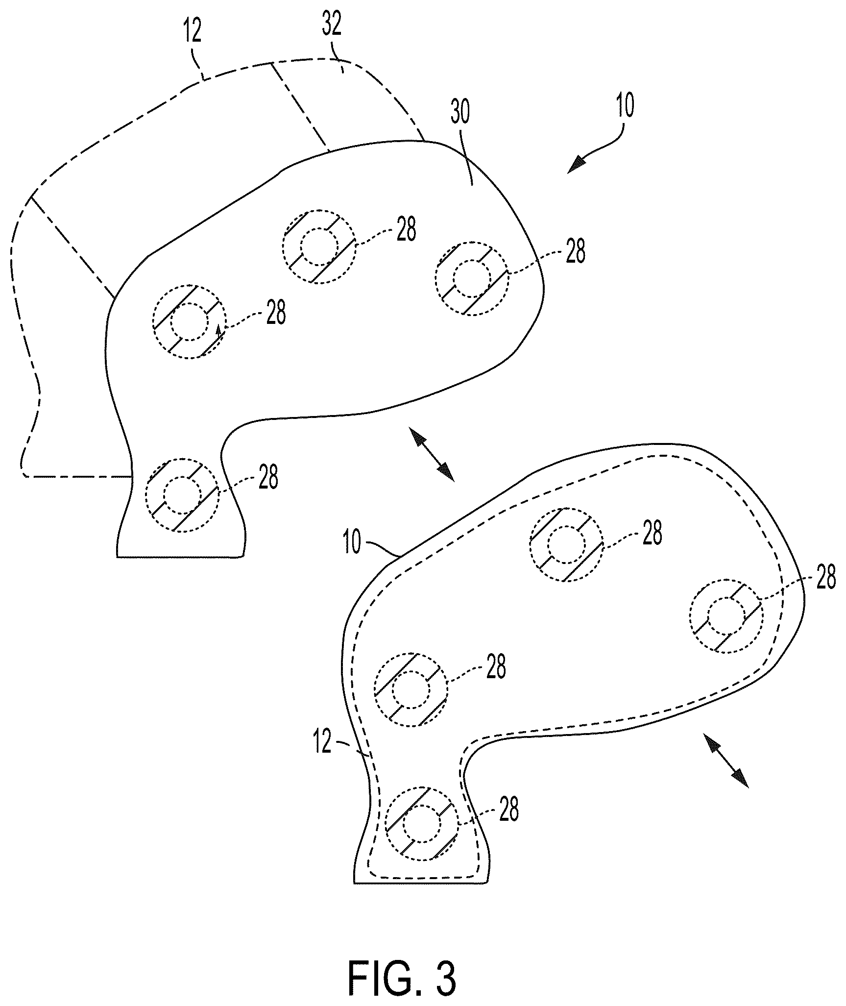 Patent US12616887 Figure 3 – Golf club face protector