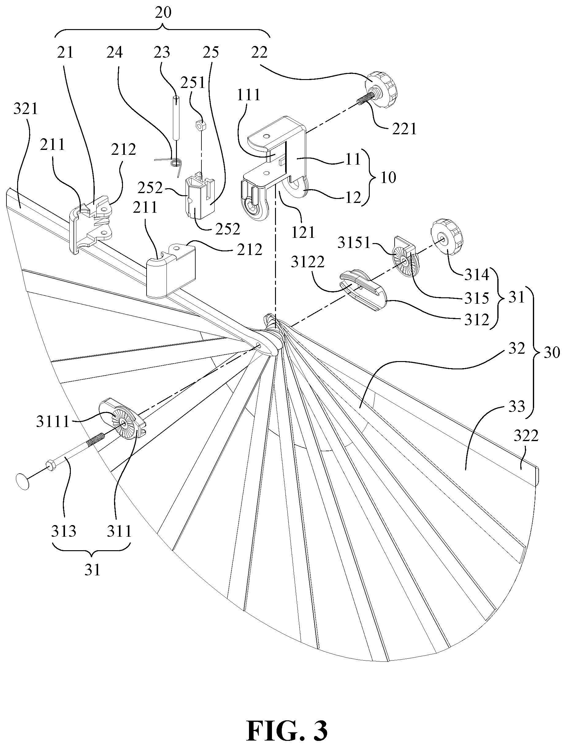 Patent US12616890 Figure 3 – Auxiliary device for practicing golf swing posture