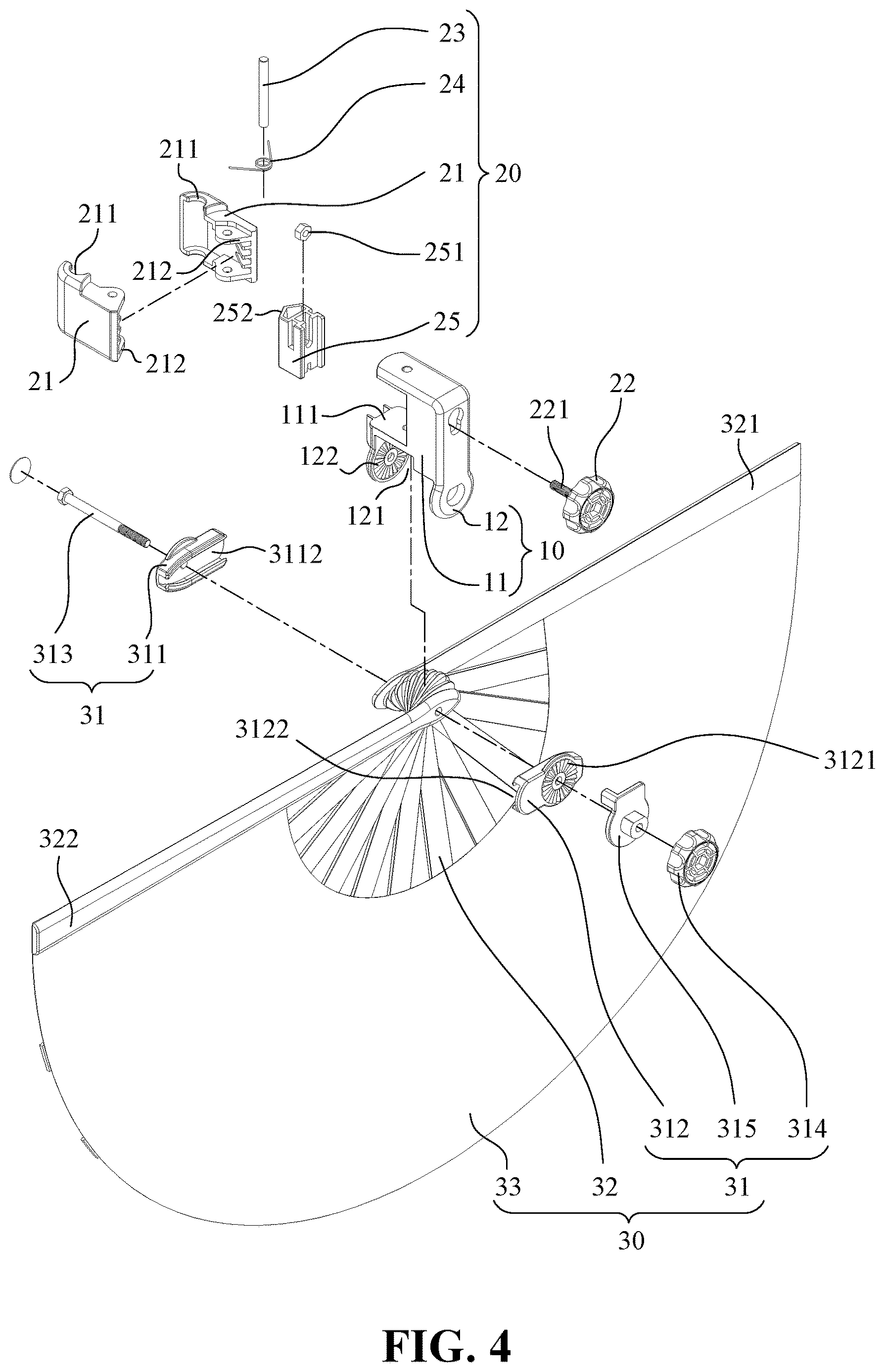 Patent US12616890 Figure 4 – Auxiliary device for practicing golf swing posture