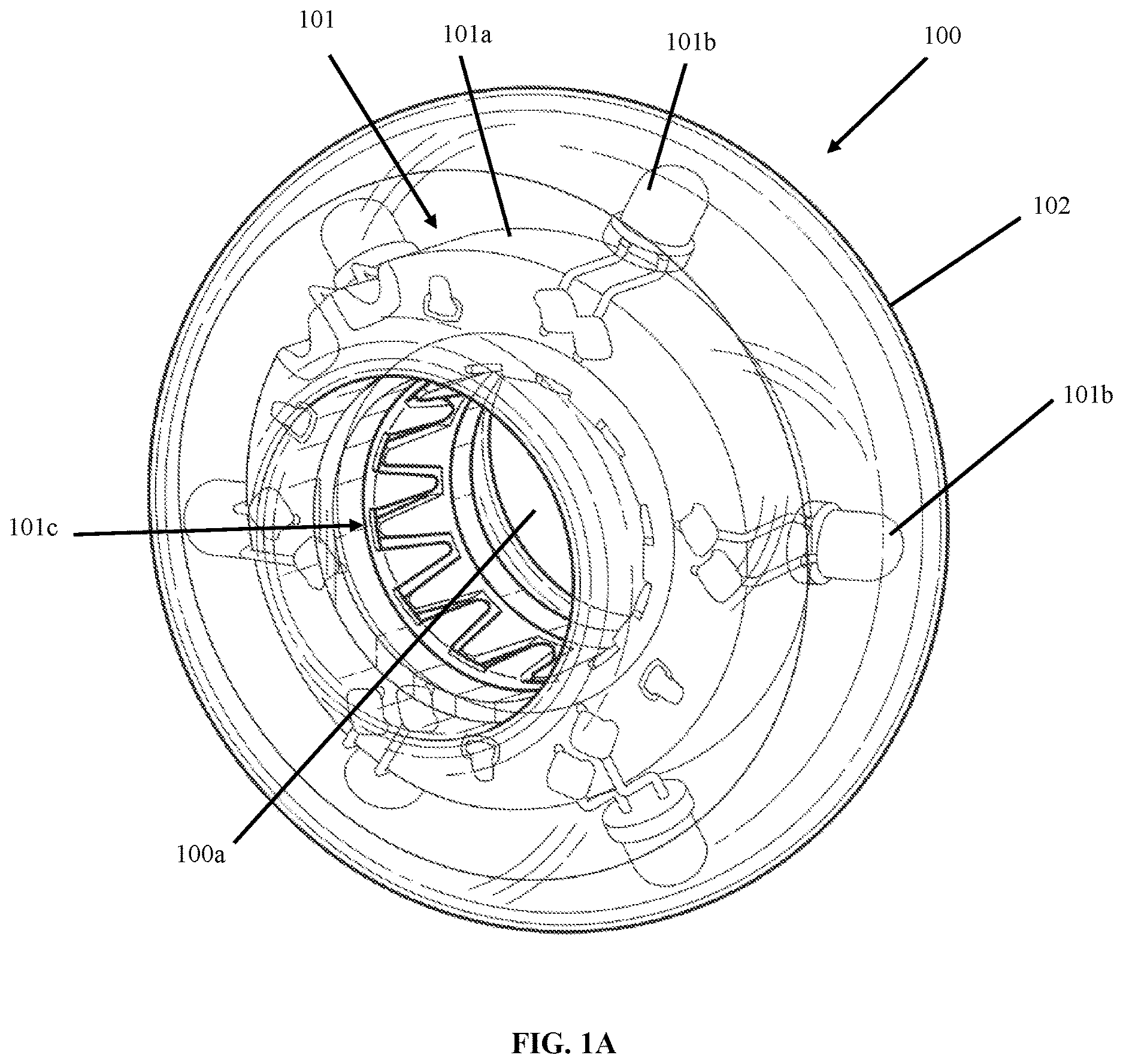 Patent US12616893 — Wheel assembly having a light up wheel hub — Figure 1
