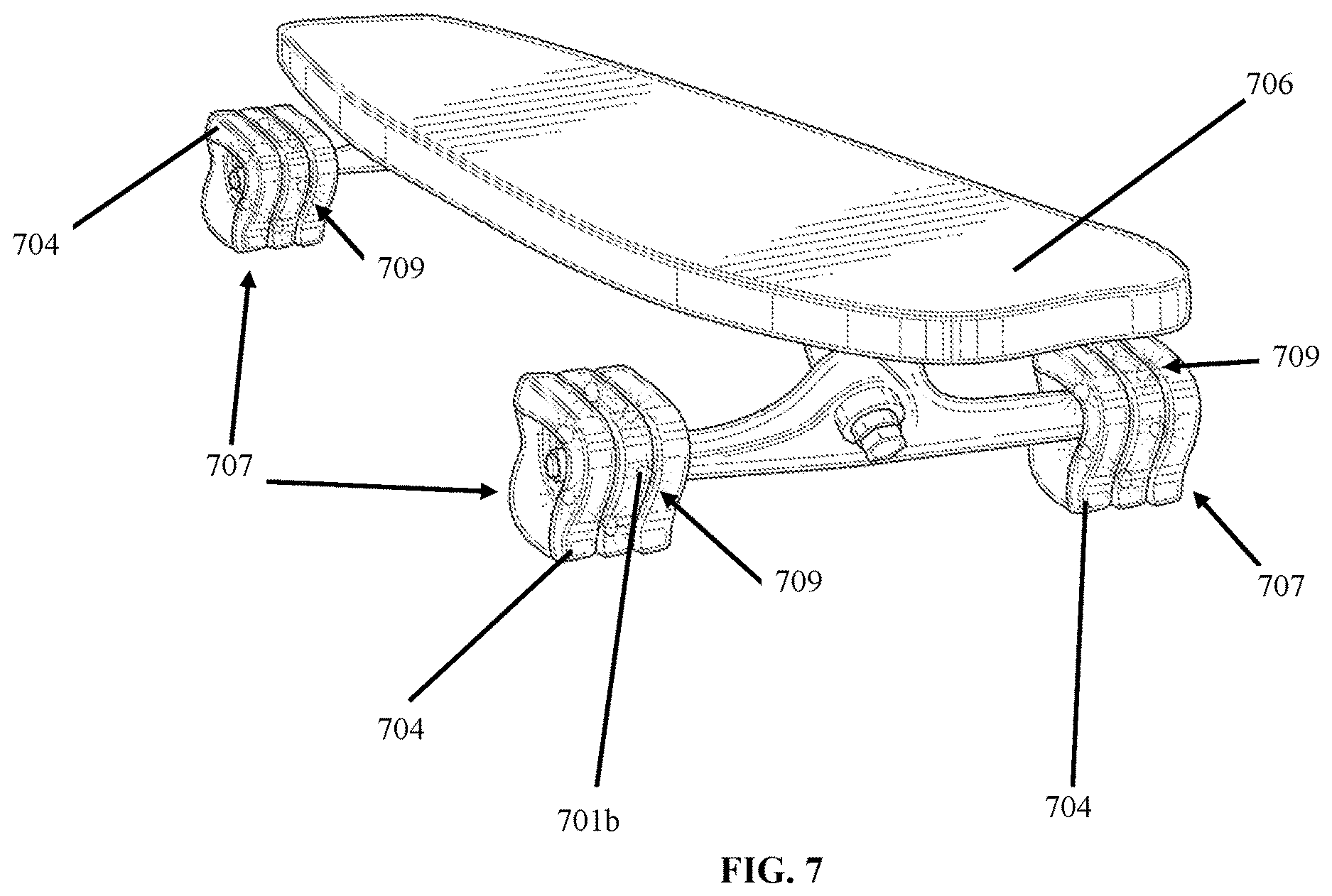 Patent US12616893 Figure 9 – Wheel assembly having a light up wheel hub