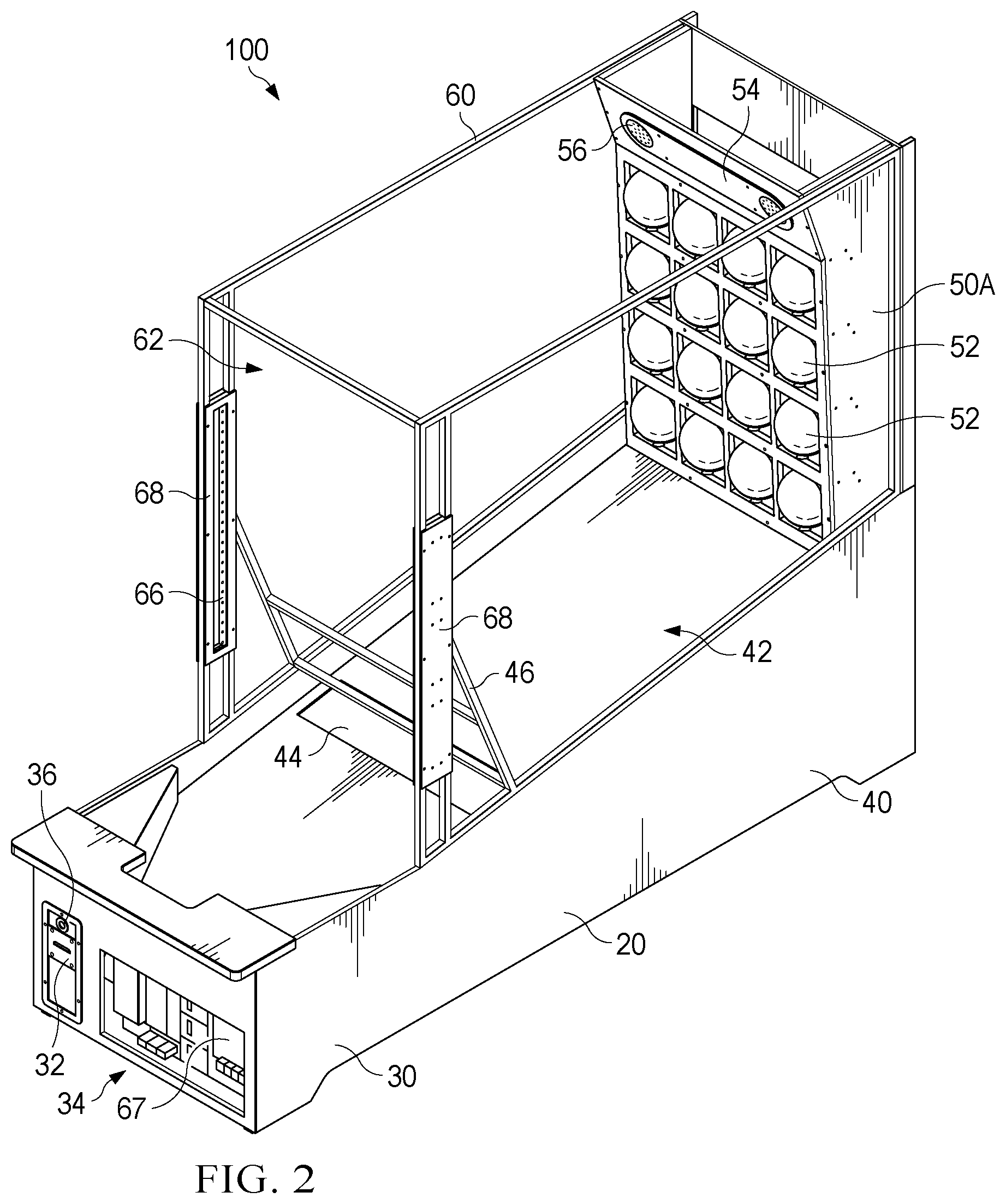 Patent US12616894 Figure 2 – Attendant-free game machine