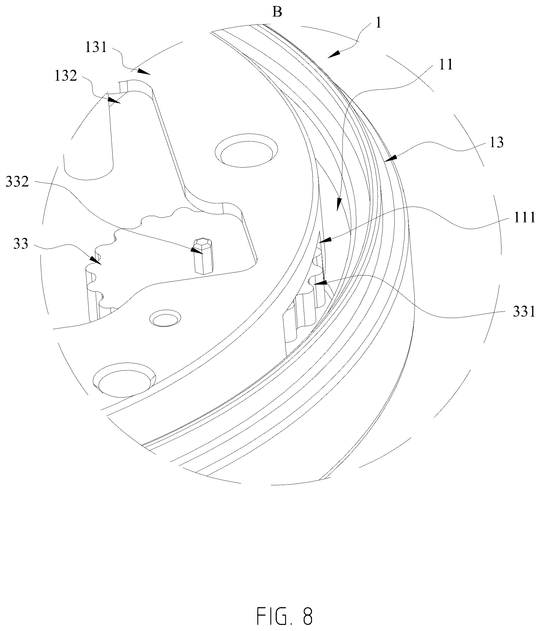 Patent US12616895 Figure 8 – Chessboard toy