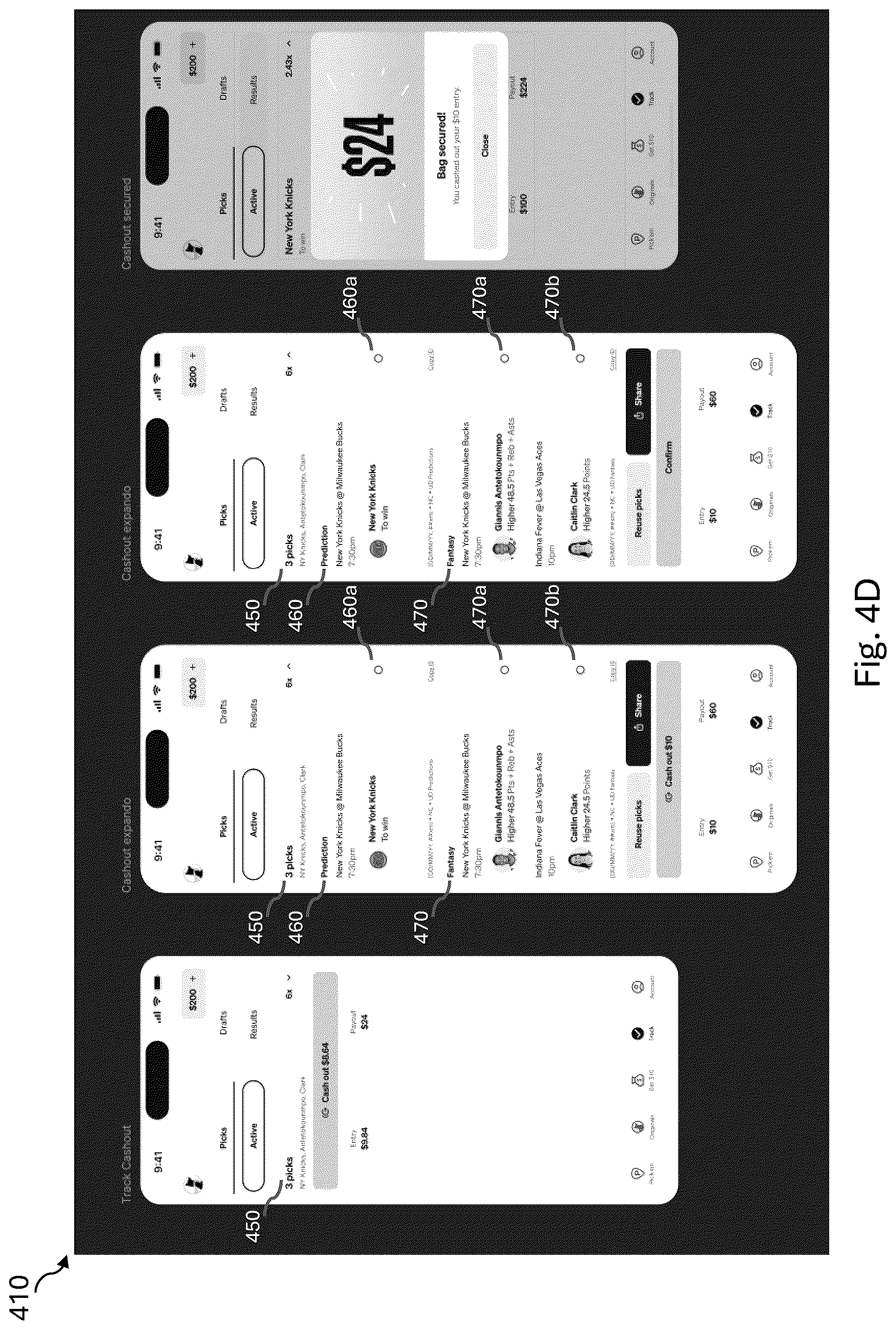 Patent US12616897 Figure 13 – Systems and methods for processing combination selections including predictions and fantasy entries