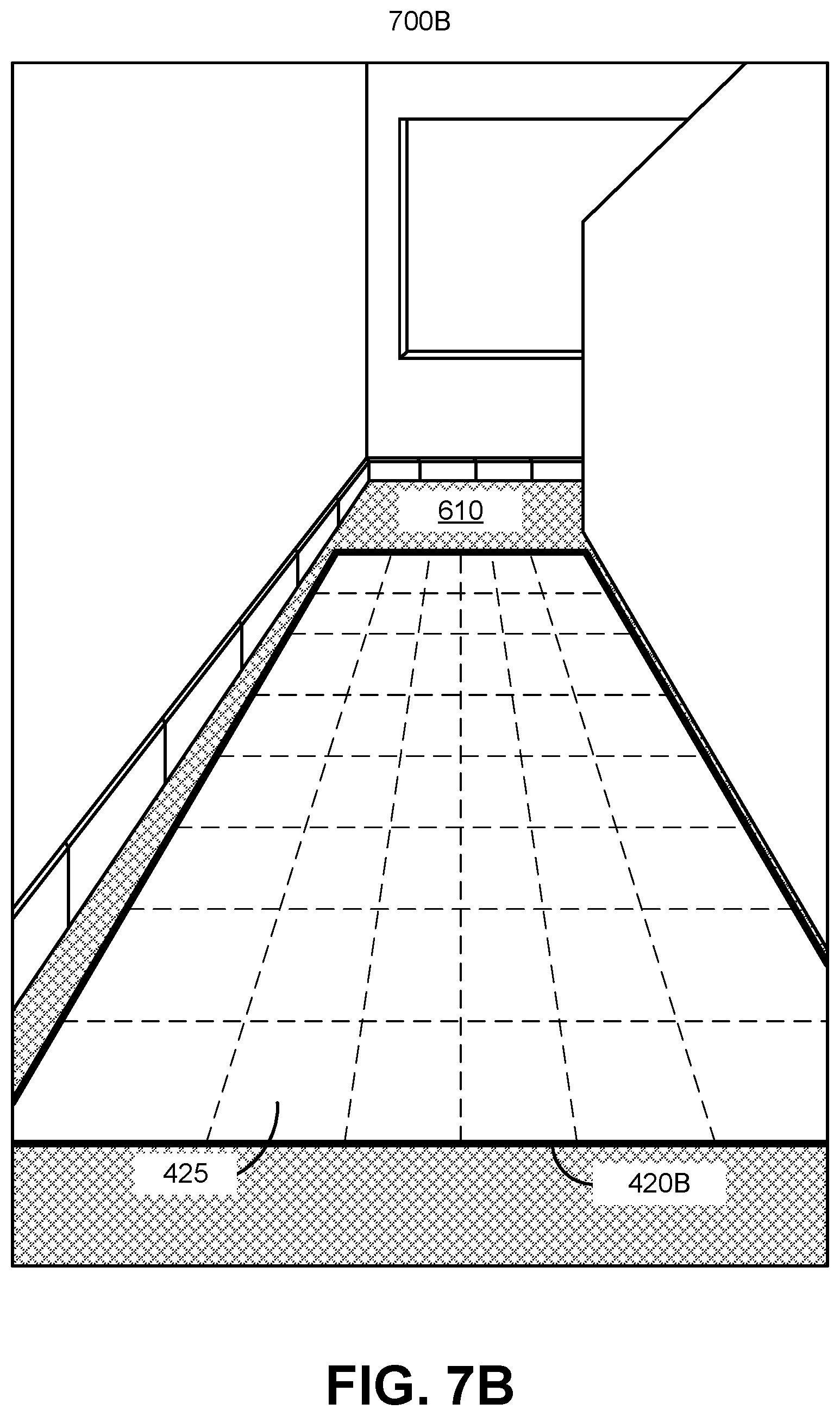Patent US12616901 Figure 8 – Mapping traversable space in a scene using a three-dimensional mesh
