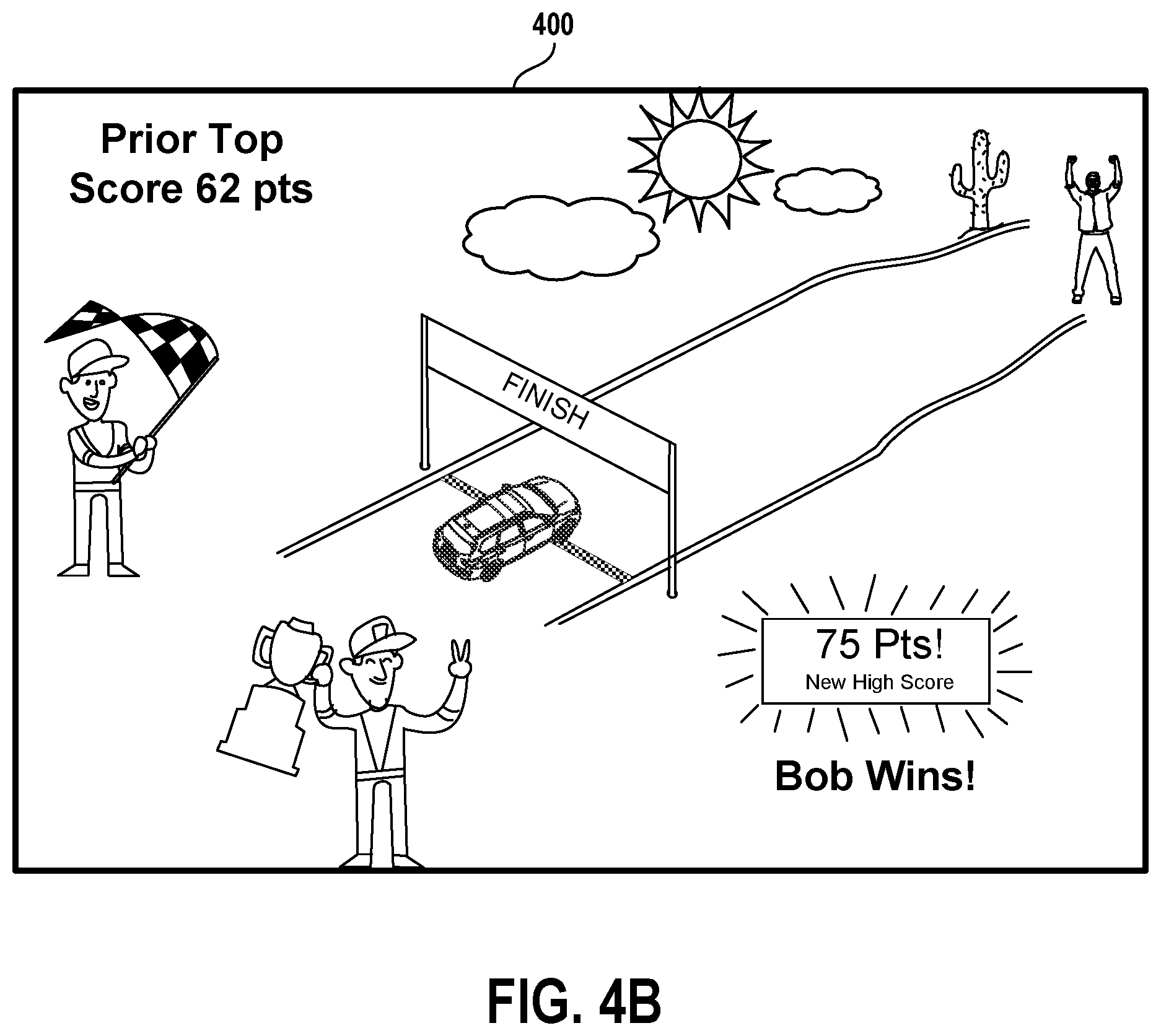 Patent US12616902 Figure 6 – Method and system for generating an image representing the results of a gaming session