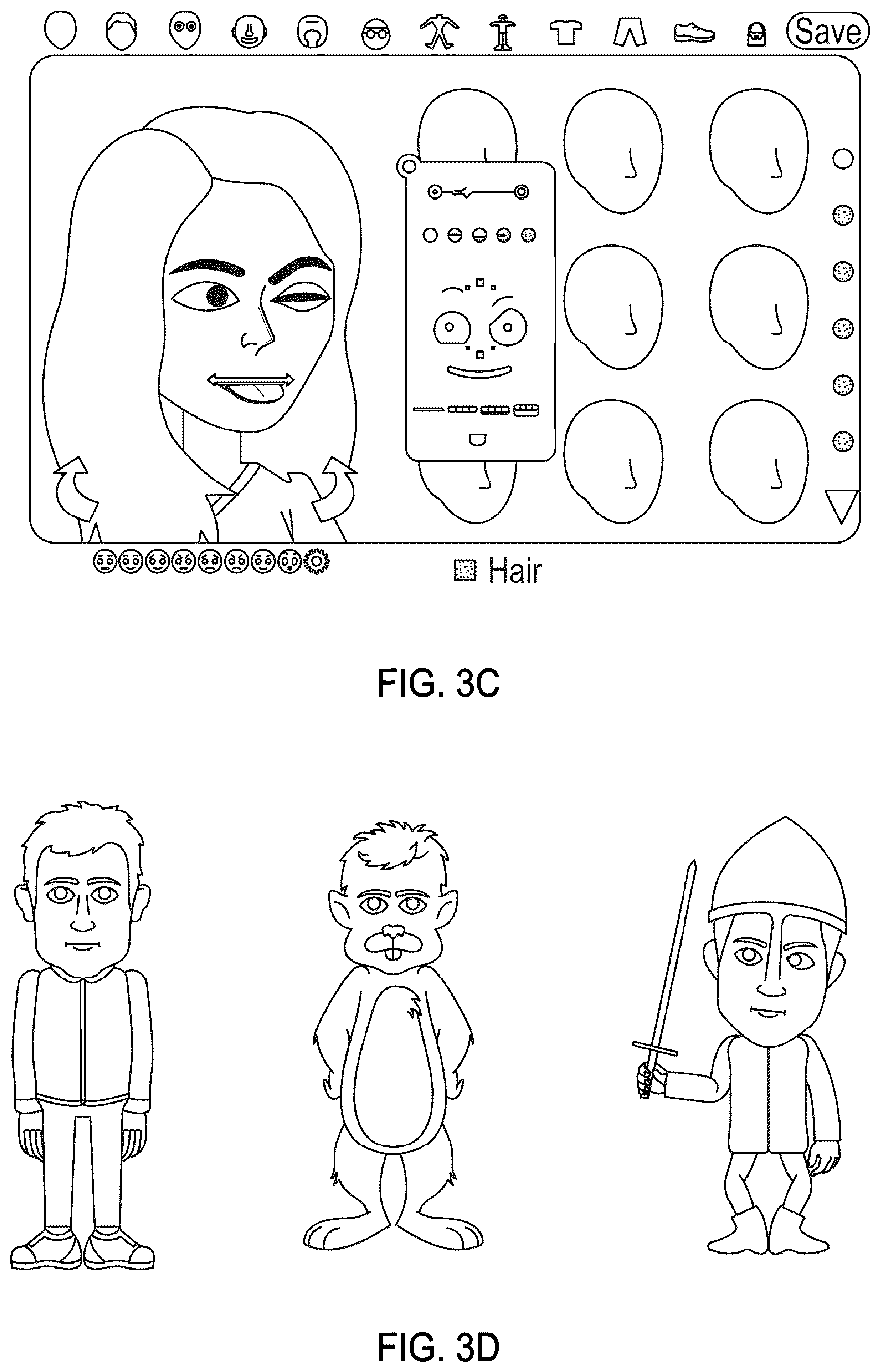 Patent US12616903 Figure 4 – System and method for generating and displaying avatars