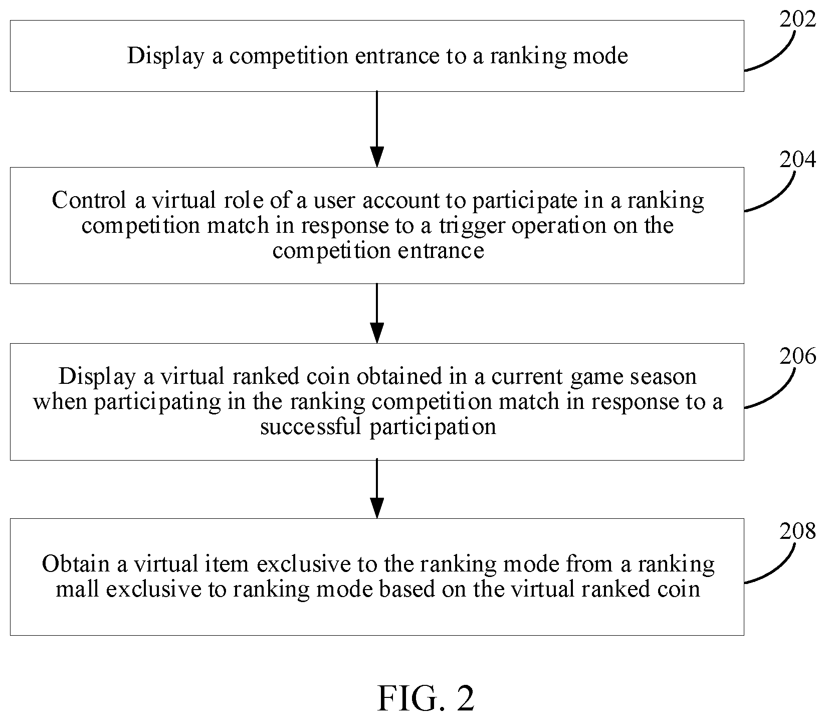 Patent US12616904 Figure 2 – Method, computer device, and storage medium for obtaining a virtual item