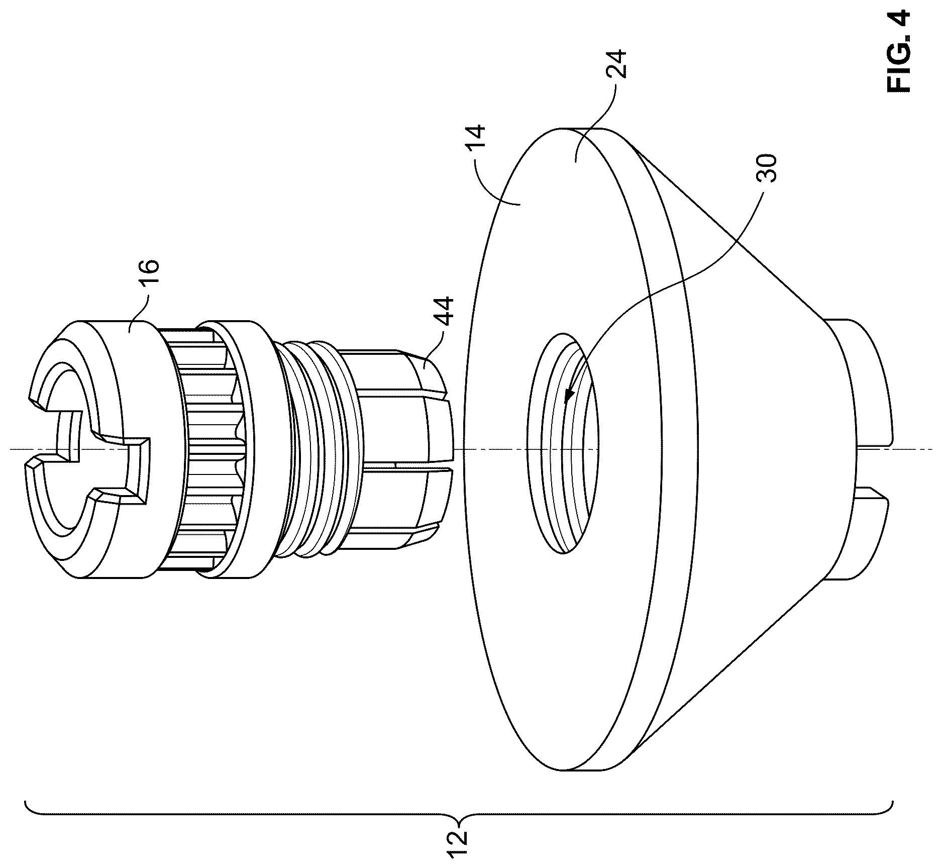 Patent US12616908 Figure 6 – Spinning top attachment device for writing and drawing instruments