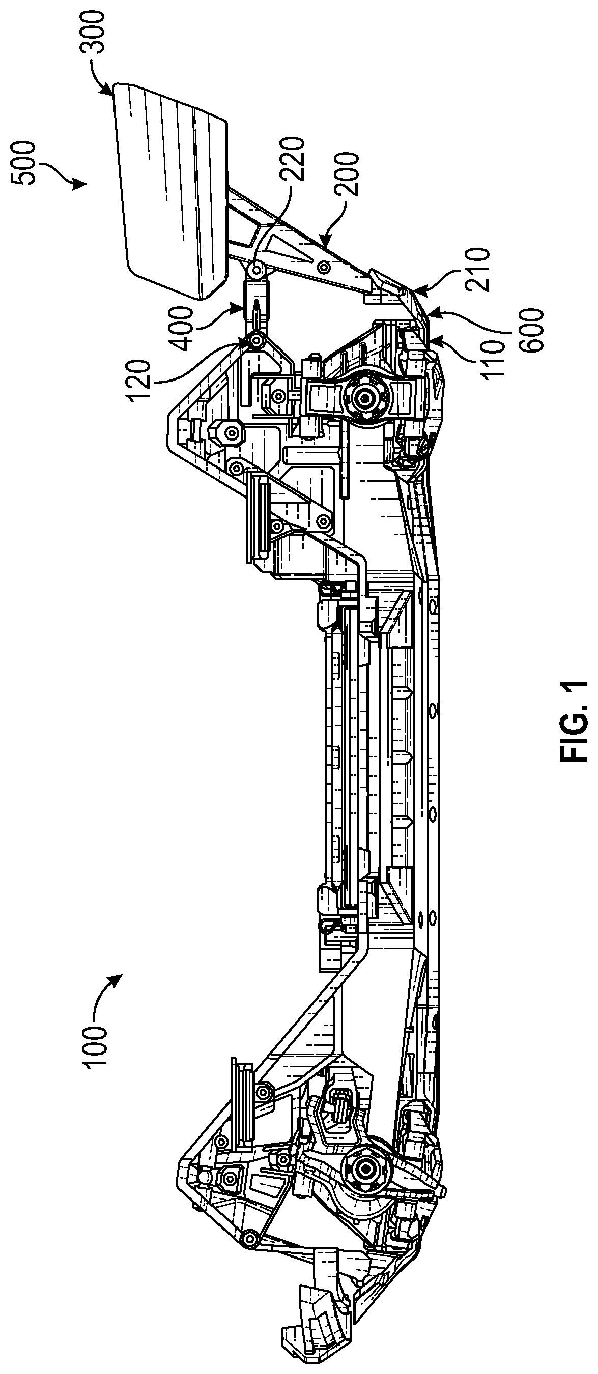 Patent US12616909 — Model vehicle wing mounting system — Figure 1