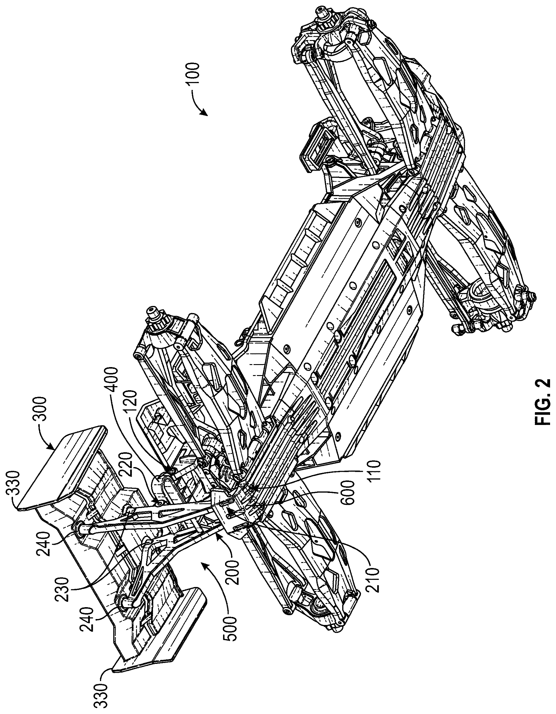Patent US12616909 Figure 2 – Model vehicle wing mounting system