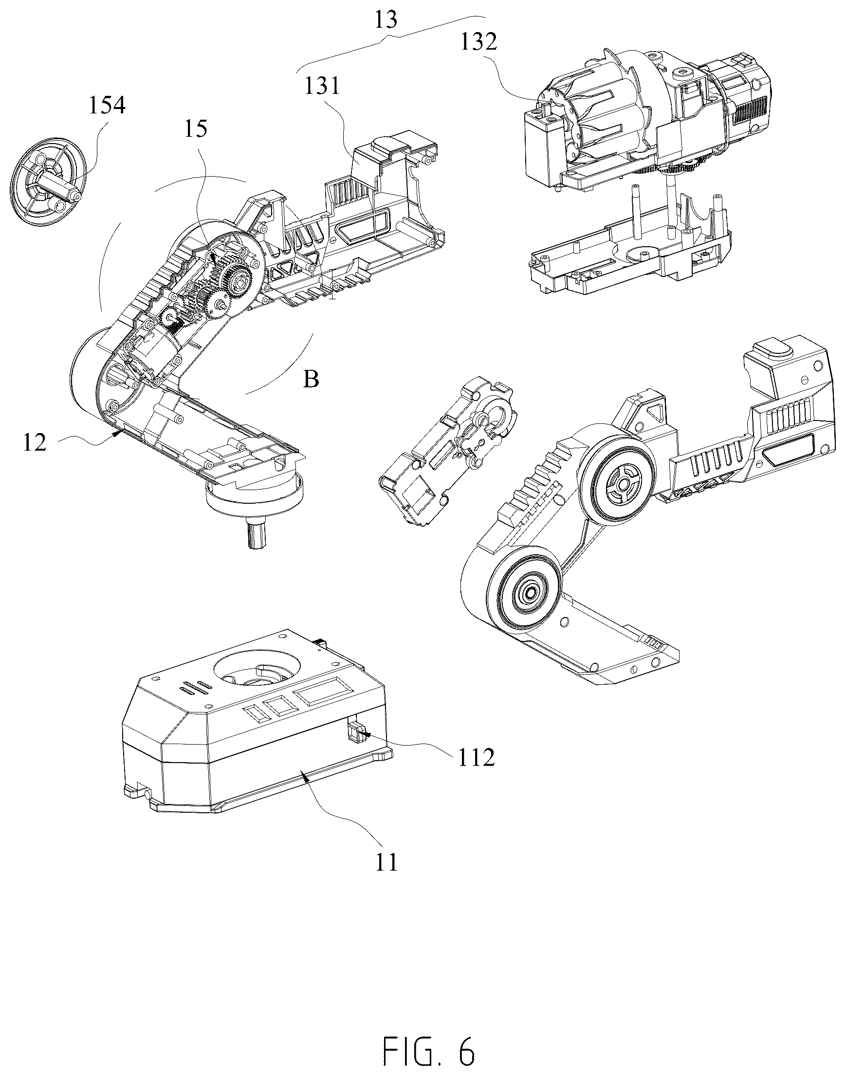 Patent US12616912 Figure 6 – Posture sensing toy