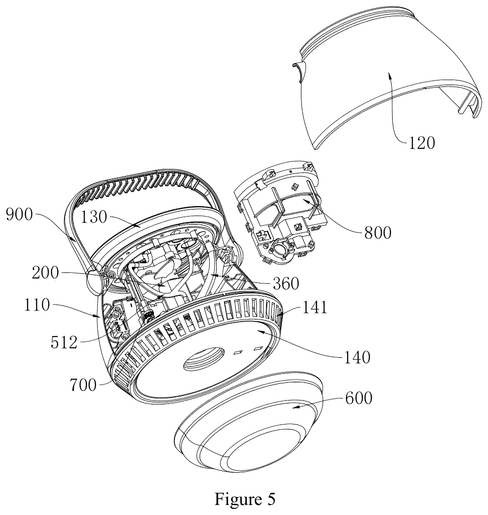 Patent US12616913 Figure 5 – Vertical bubble machine