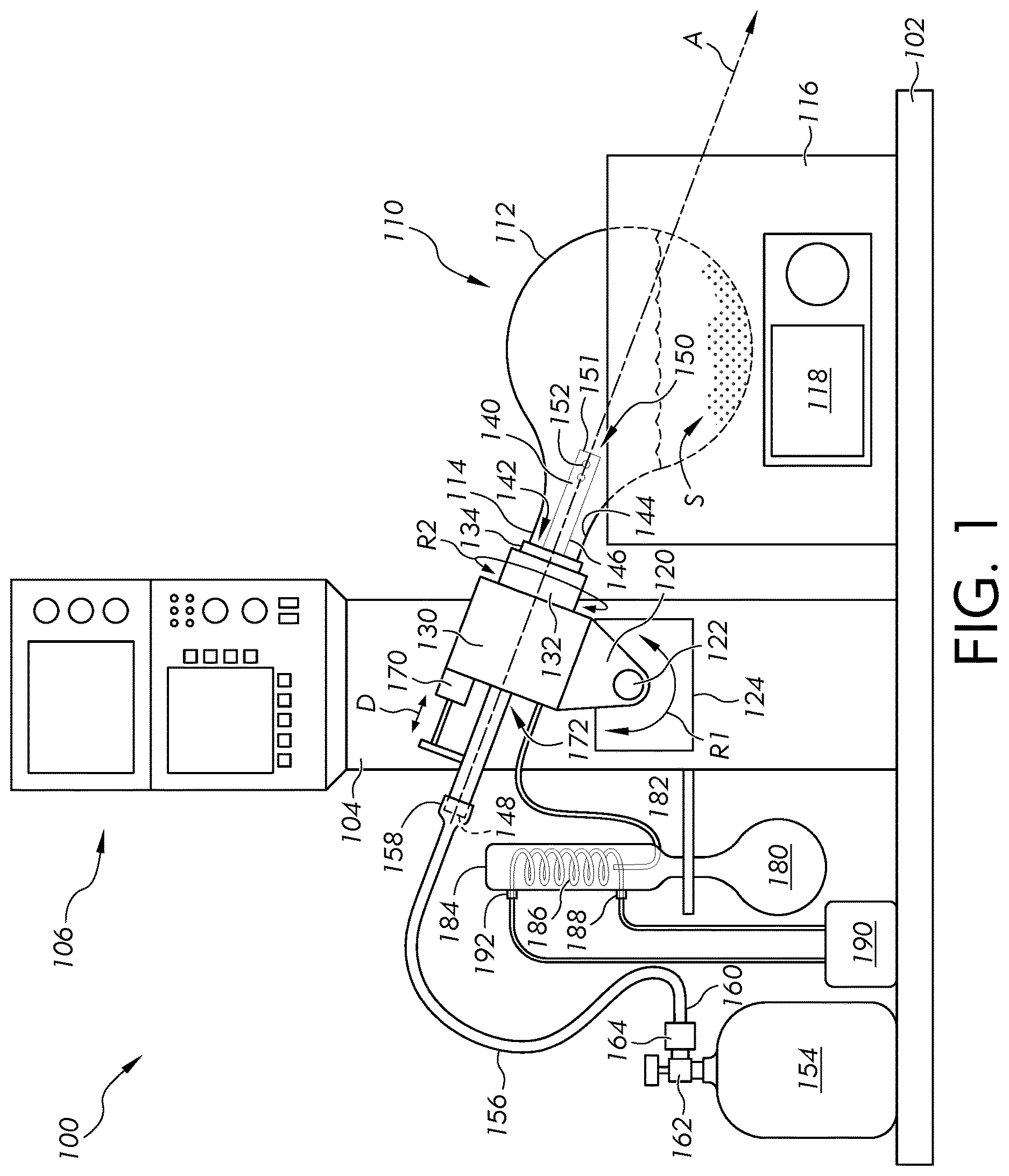 Patent US12616915 Figure 1 – Rotary evaporator for catalyst preparation
