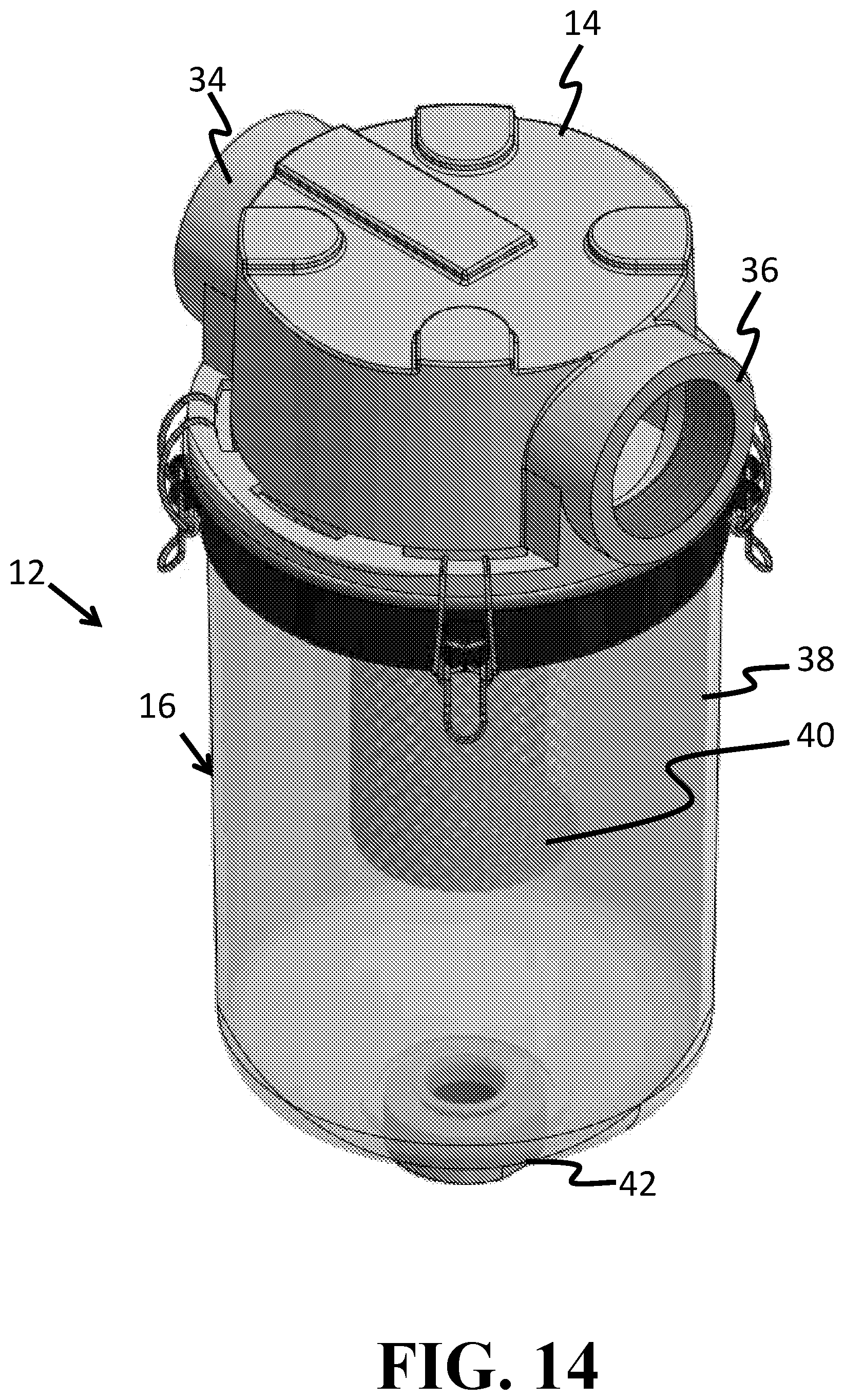 Patent US12616916 Figure 14 – Apparatuses, systems and methods for draining an air moisture separator