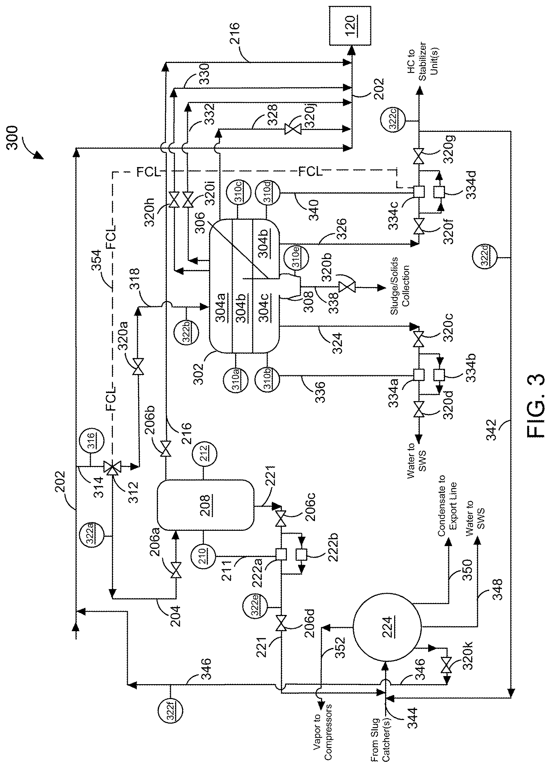 Patent US12616922 Figure 3 – Gas plant hydrocarbon recovery management system and process