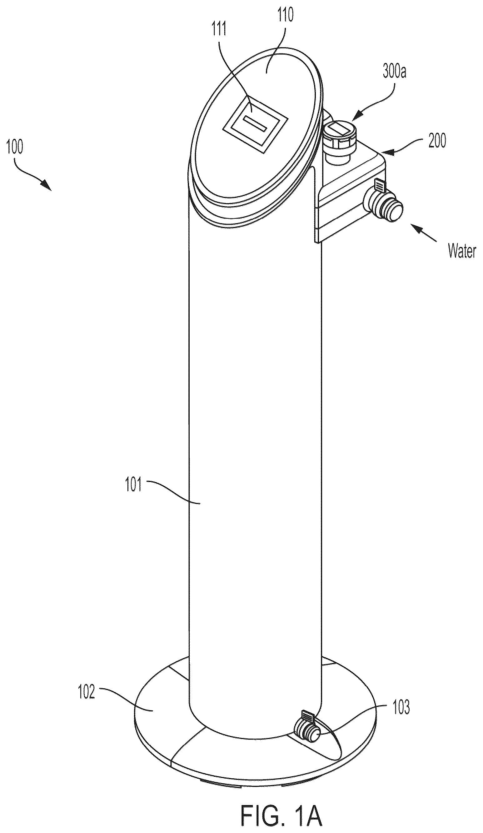 Patent US12616924 Figure 1 – Leak detection and response system for a pressure vessel