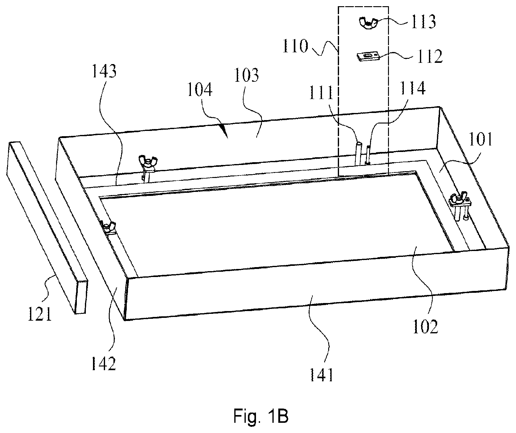 Patent US12616926 Figure 2 – Cleaning frame for waste gas purification apparatus