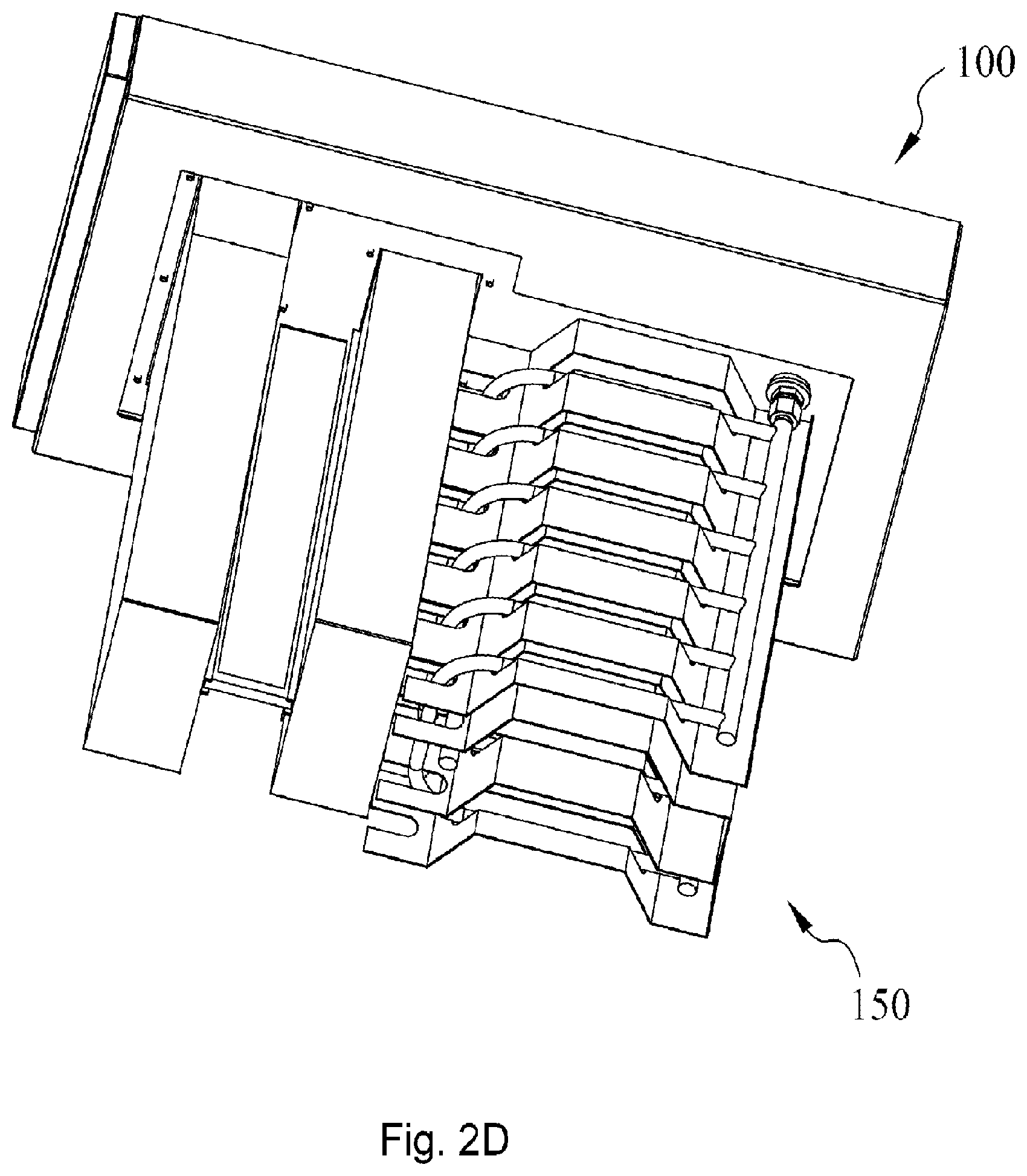 Patent US12616926 Figure 6 – Cleaning frame for waste gas purification apparatus
