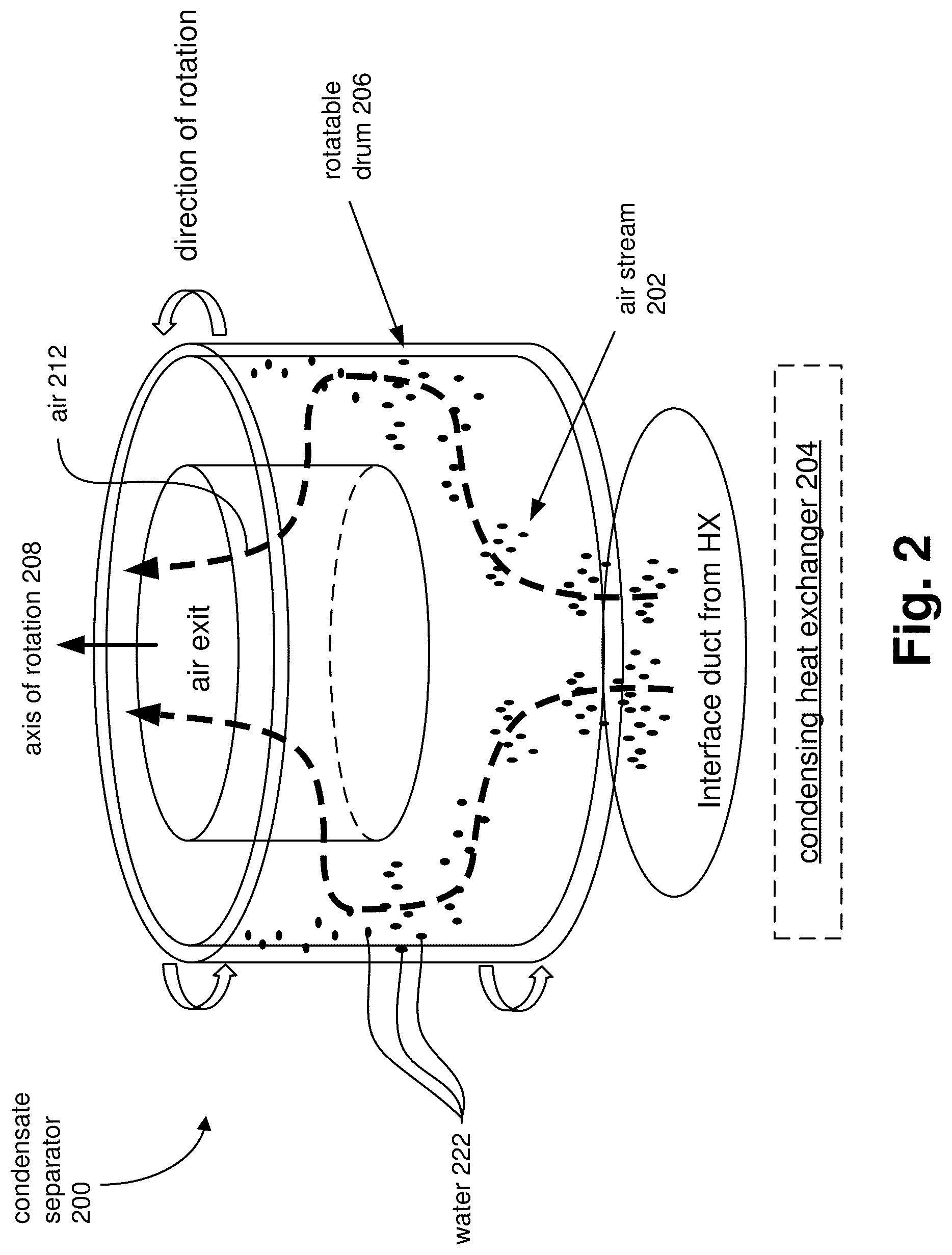 Patent US12616927 Figure 3 – Two-phase separator device for removing condensate or particulate from a gas stream