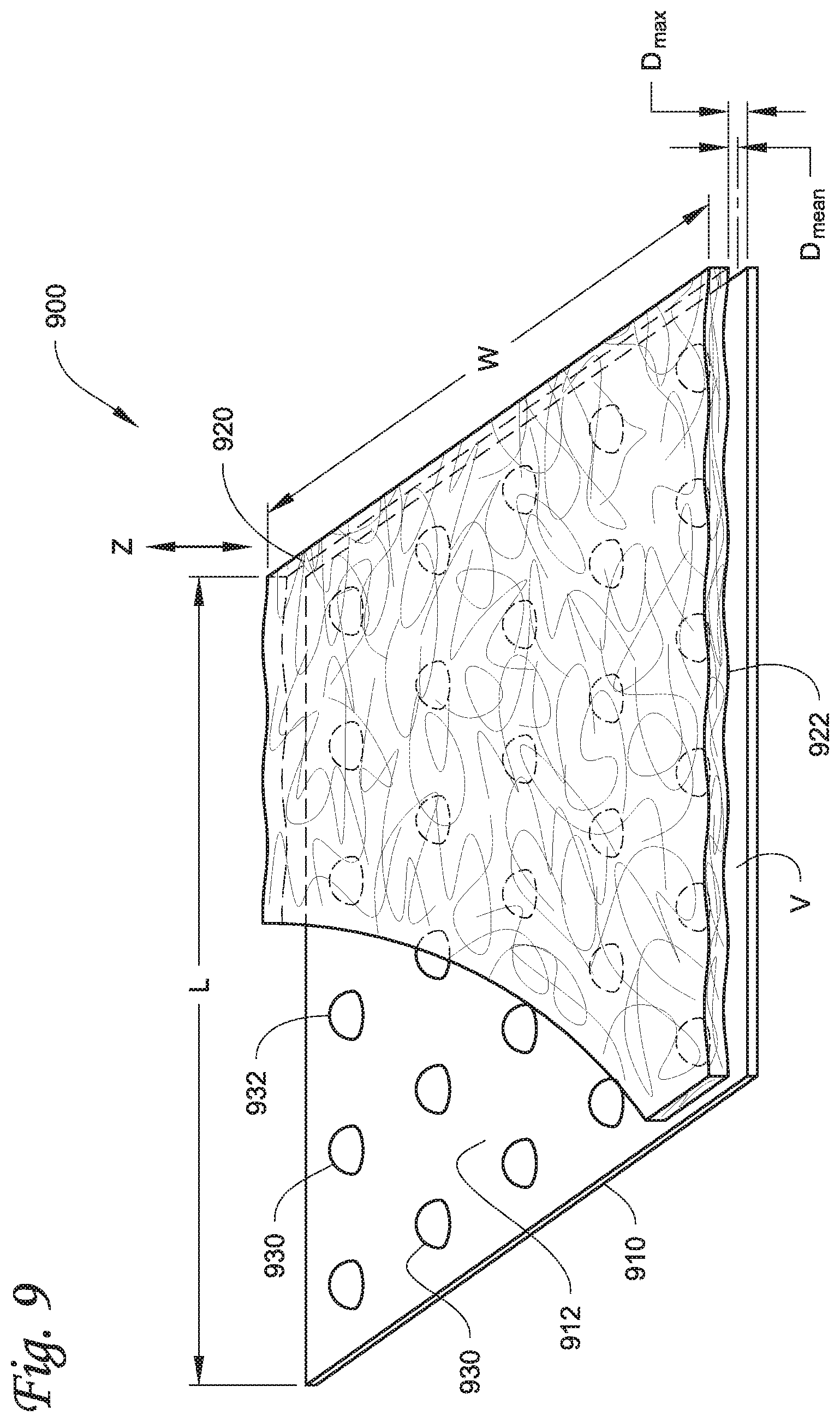 Patent US12616928 Figure 9 – Filter element with improved dust loading