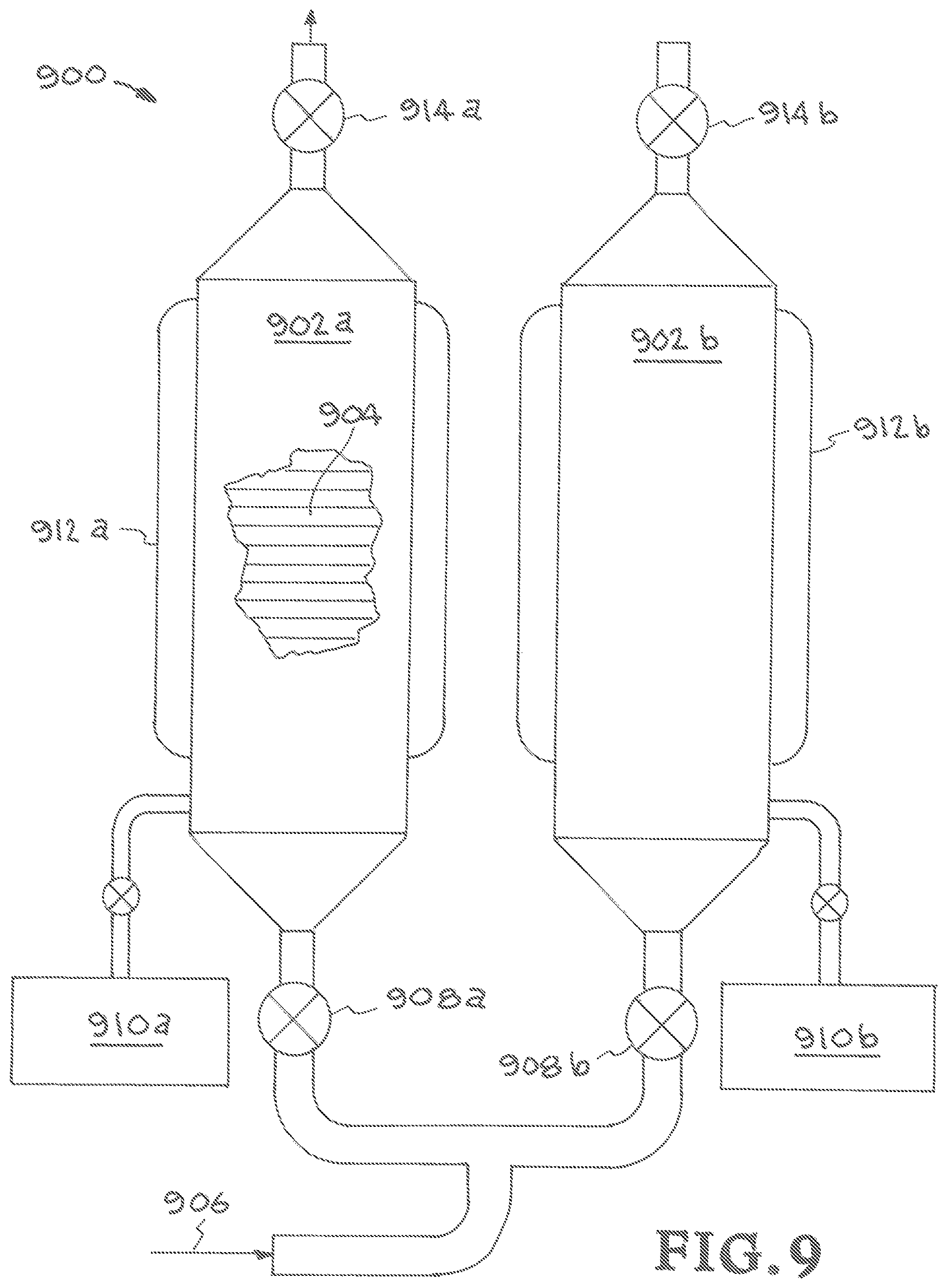 Patent US12616930 Figure 8 – Composite 3D-printed reactors for gas absorption, purification, and reaction