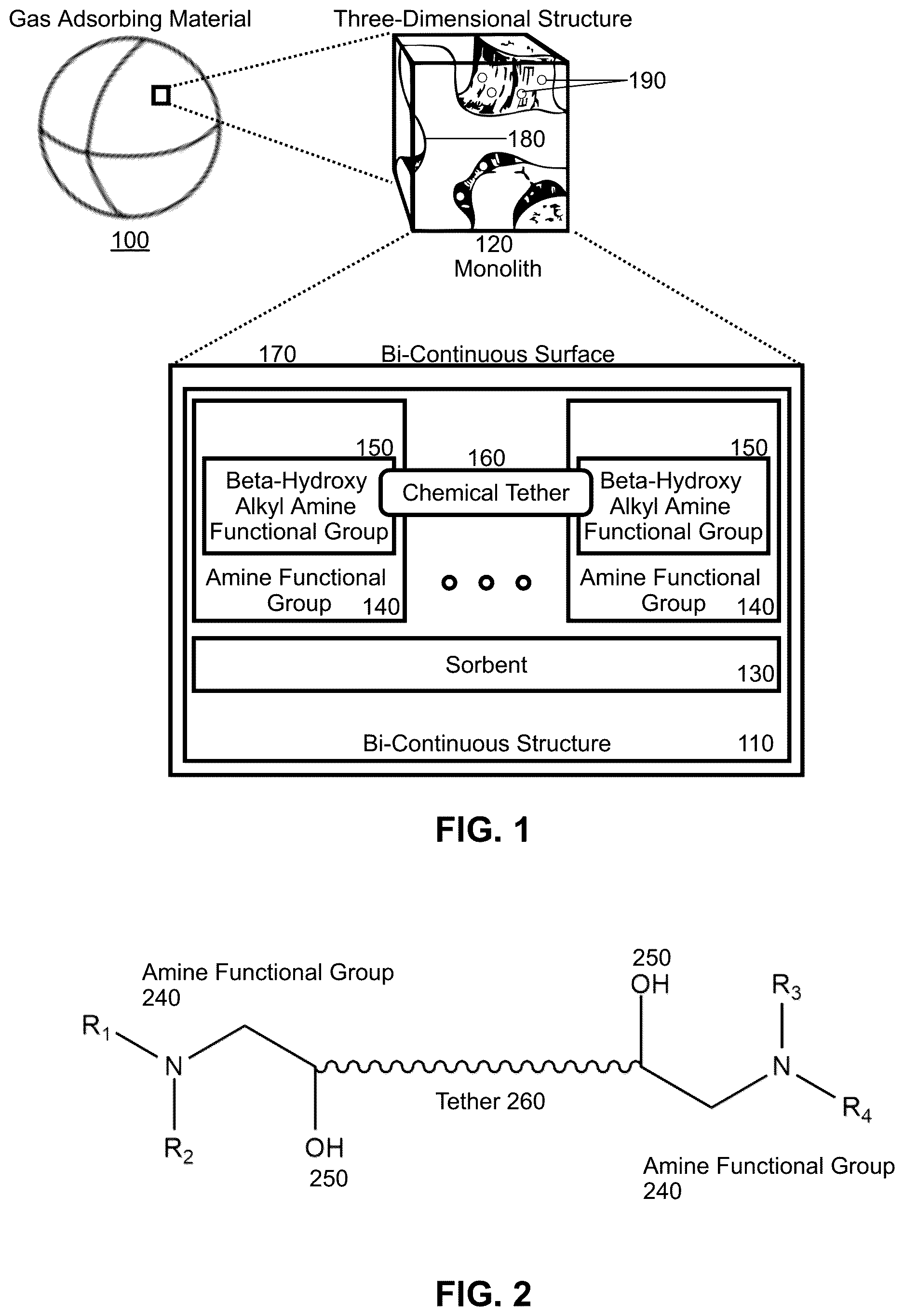 Patent US12616931 — High performance gas adsorbing material — Figure 1