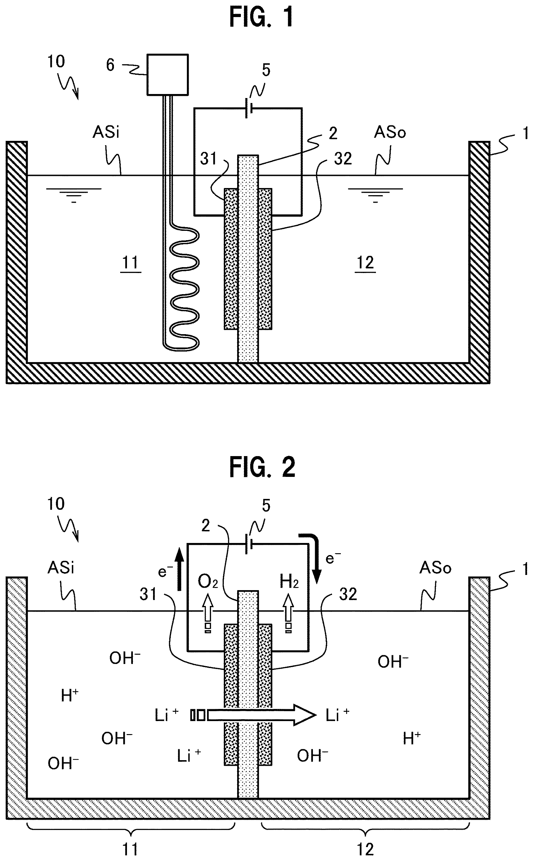 Patent US12616936 — Lithium isotope concentration device, multi-stage lithium isotope concentration device, and lithium isotope concentration method — Figure 1