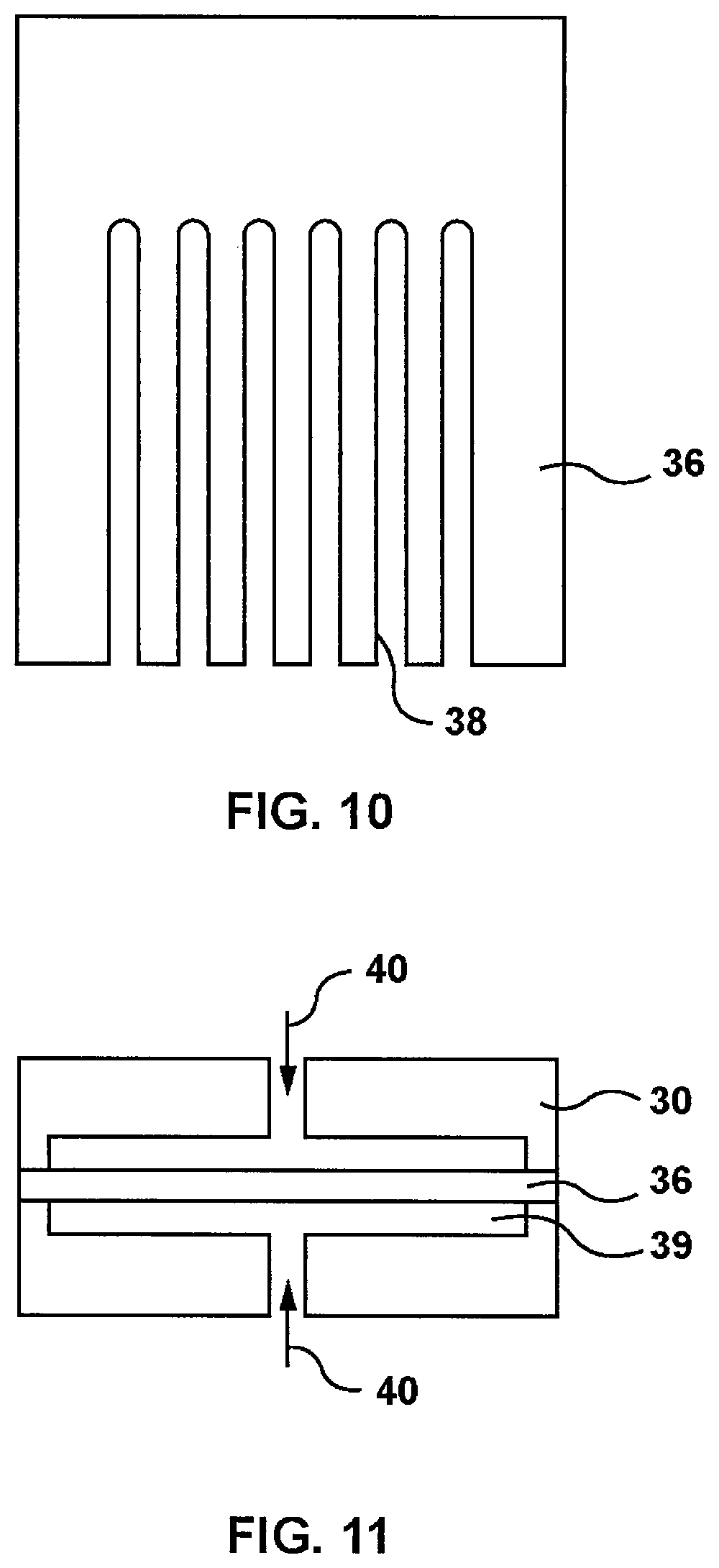 Patent US12616942 Figure 7 – Flat sheet membrane with integral posts