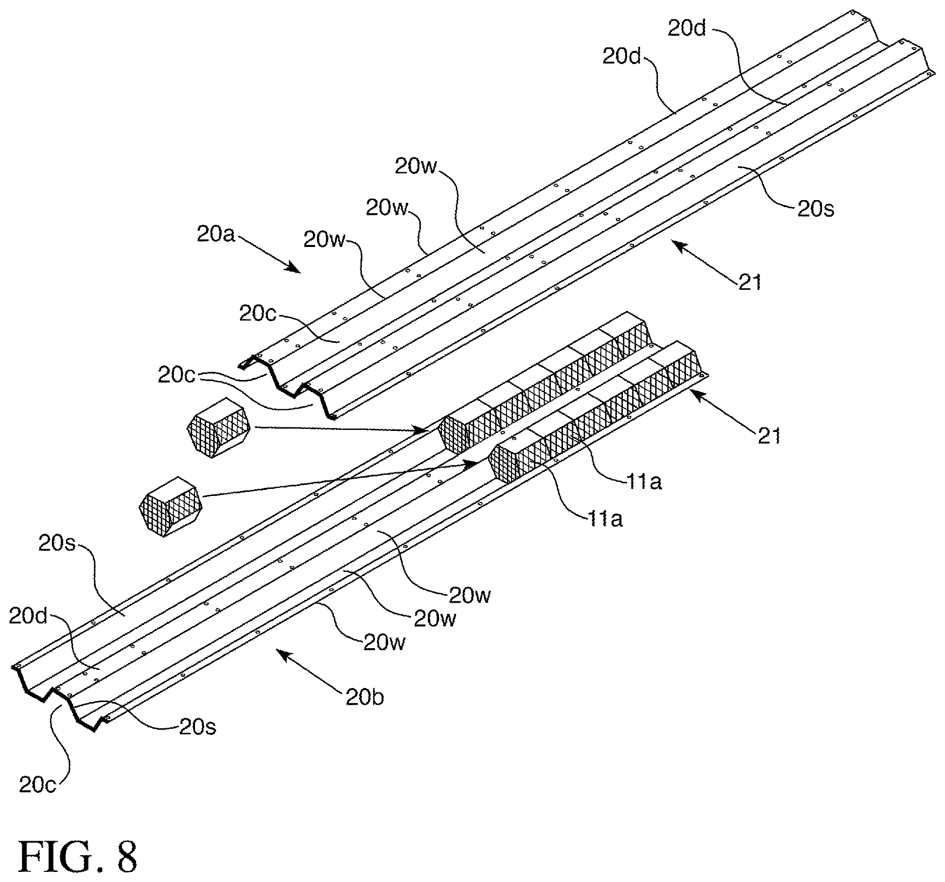 Patent US12616950 Figure 8 – Apparatuses and processes for distillation and distillation column assembly