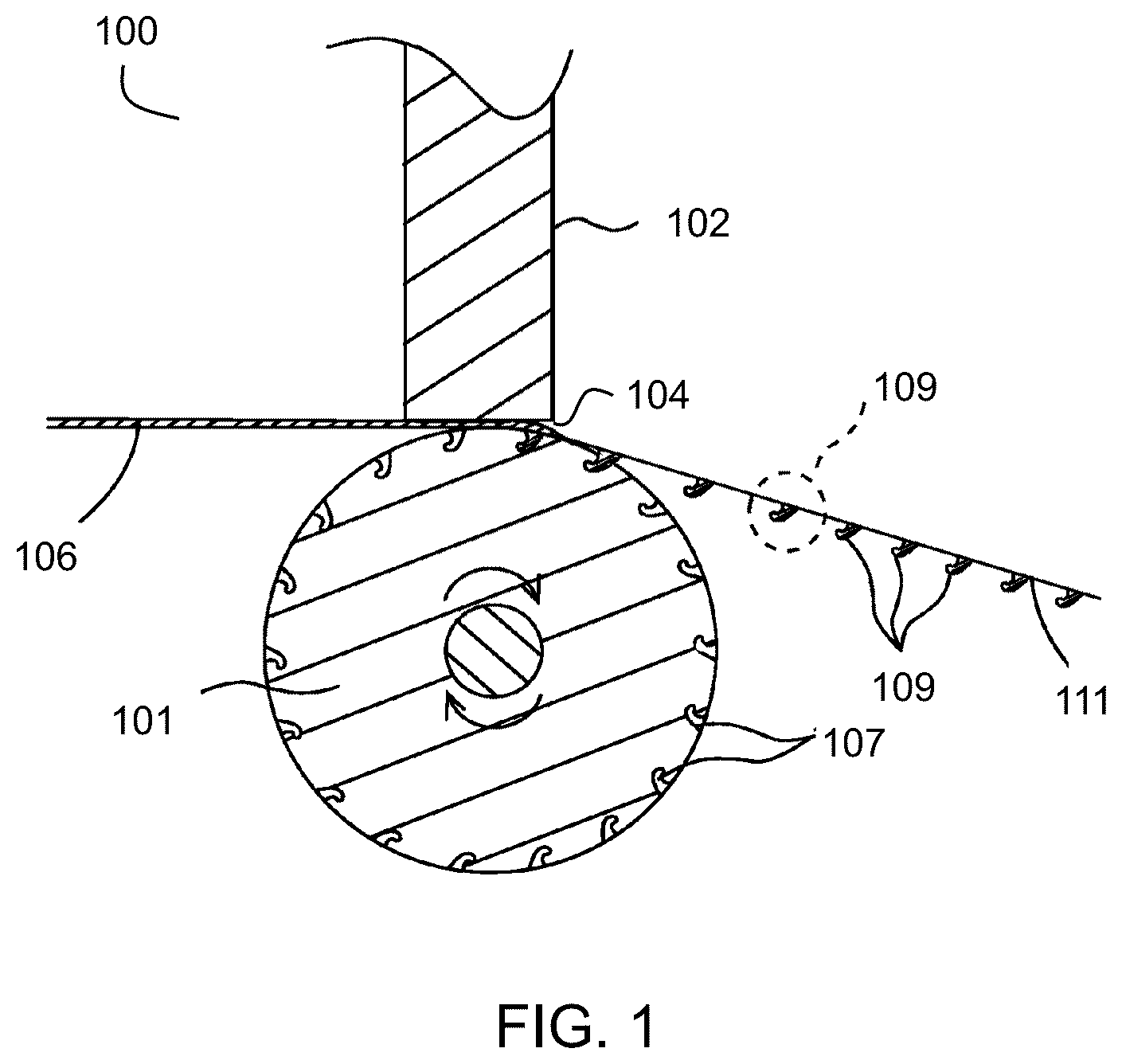 Patent US12616951 Figure 1 – Cooling methods for ultrasonic forming and bonding of polymeric webs