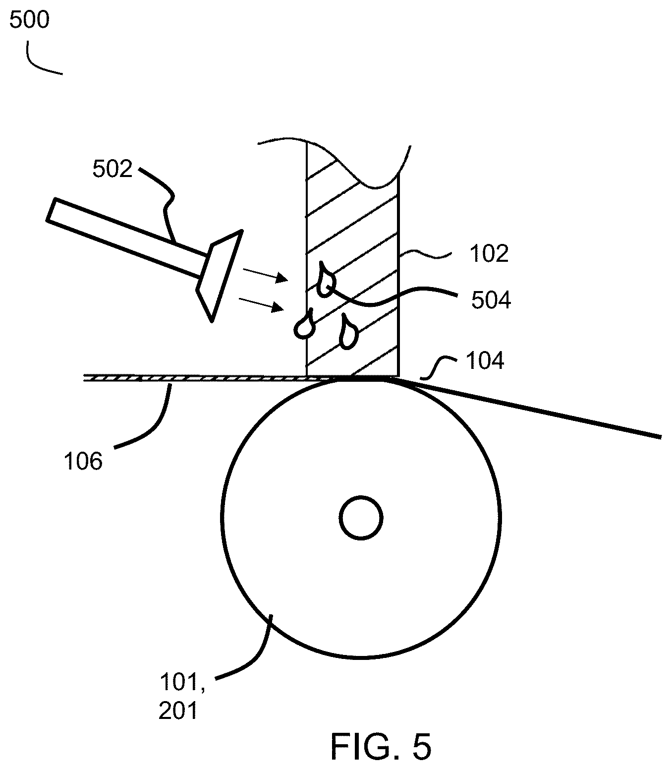 Patent US12616951 Figure 5 – Cooling methods for ultrasonic forming and bonding of polymeric webs