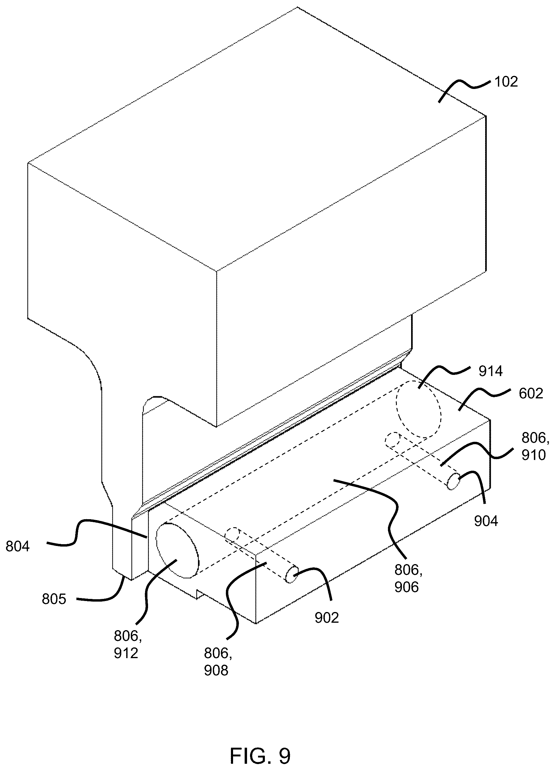 Patent US12616951 Figure 9 – Cooling methods for ultrasonic forming and bonding of polymeric webs