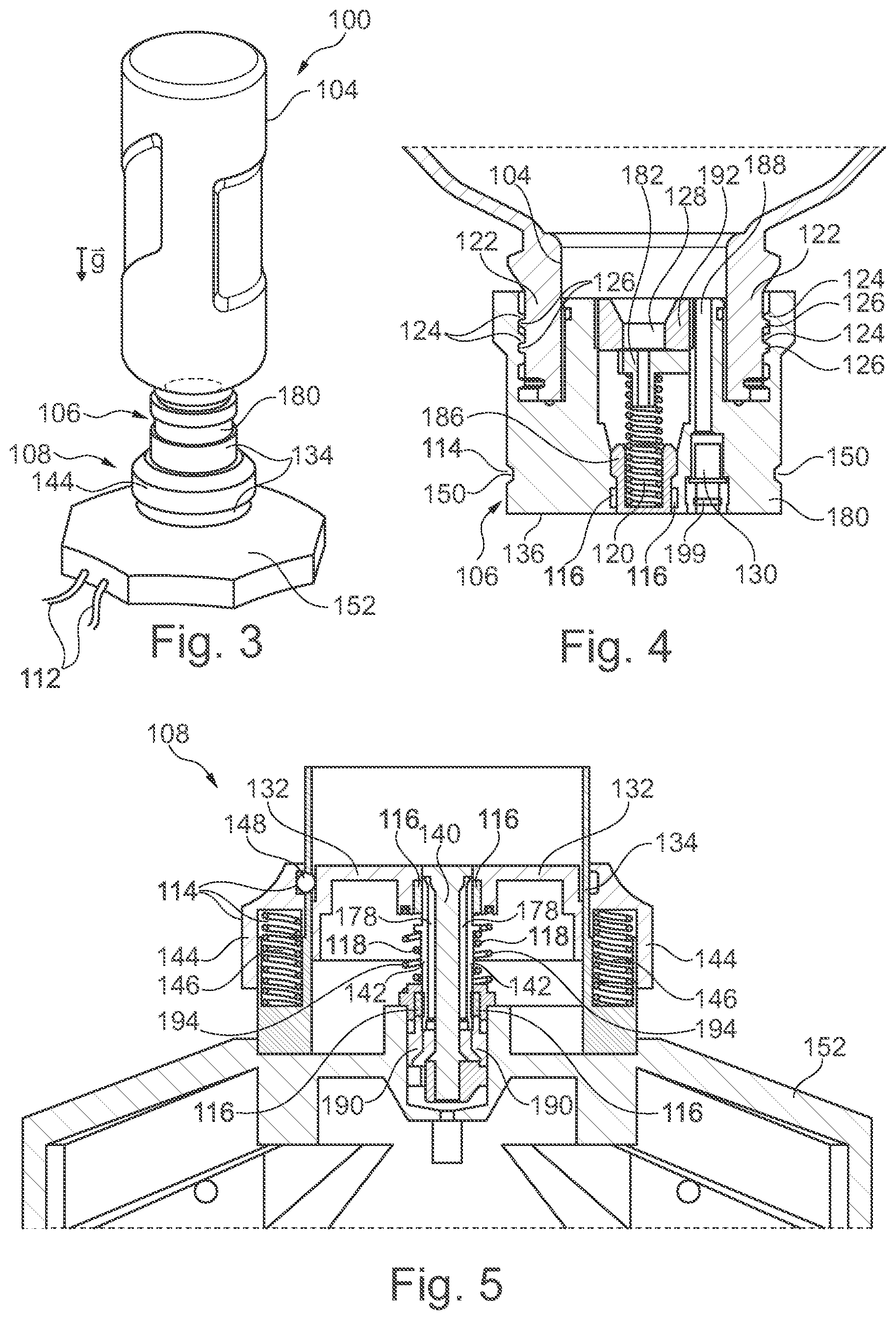 Patent US12616968 Figure 2 – Mobile phase supply device with fluidically normally closed port and cap devices